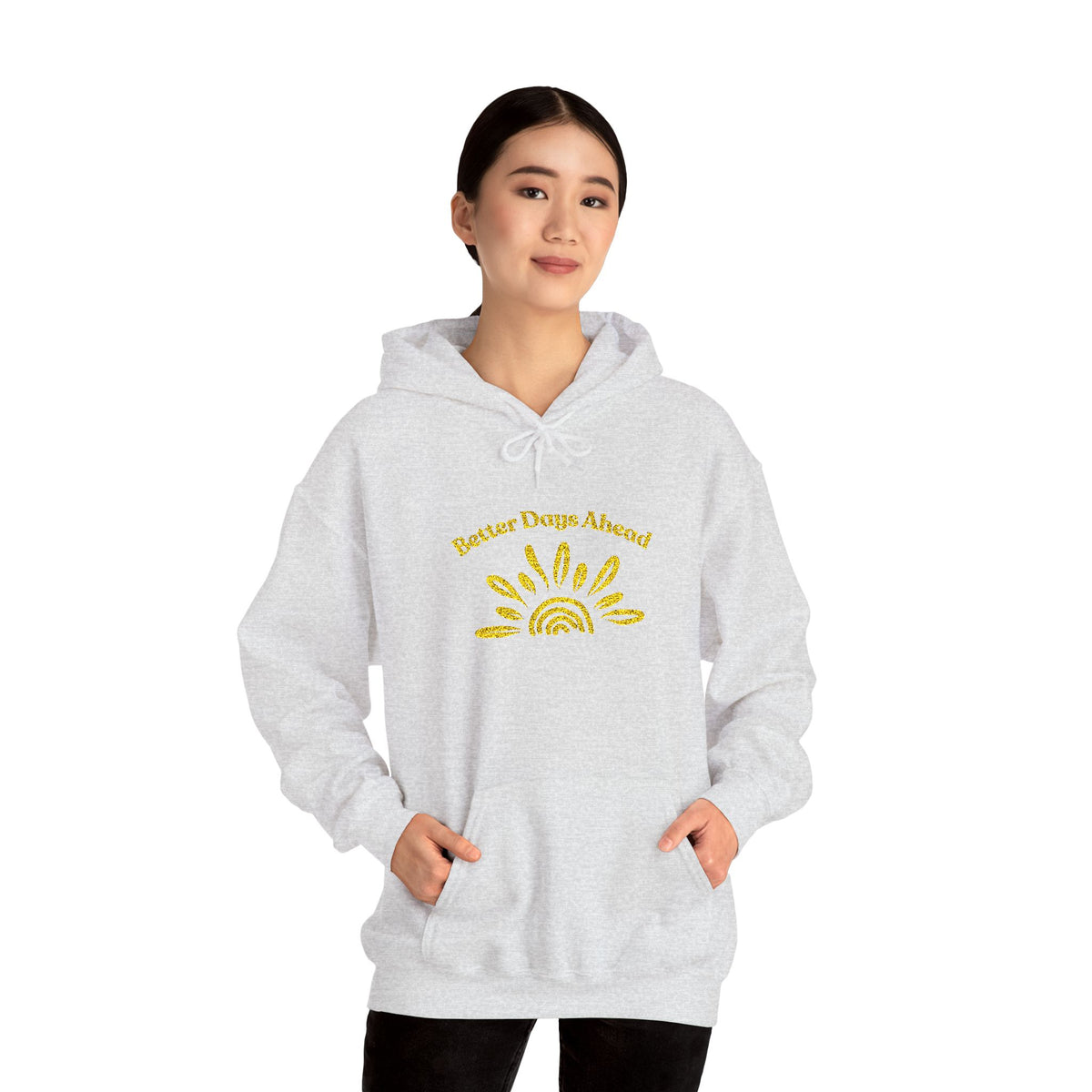 ‘Better Days Ahead’ Embroidered Hoodie