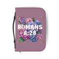 Bible Cover | Hydrangeas Zippered Case Romans 8:28 Scripture