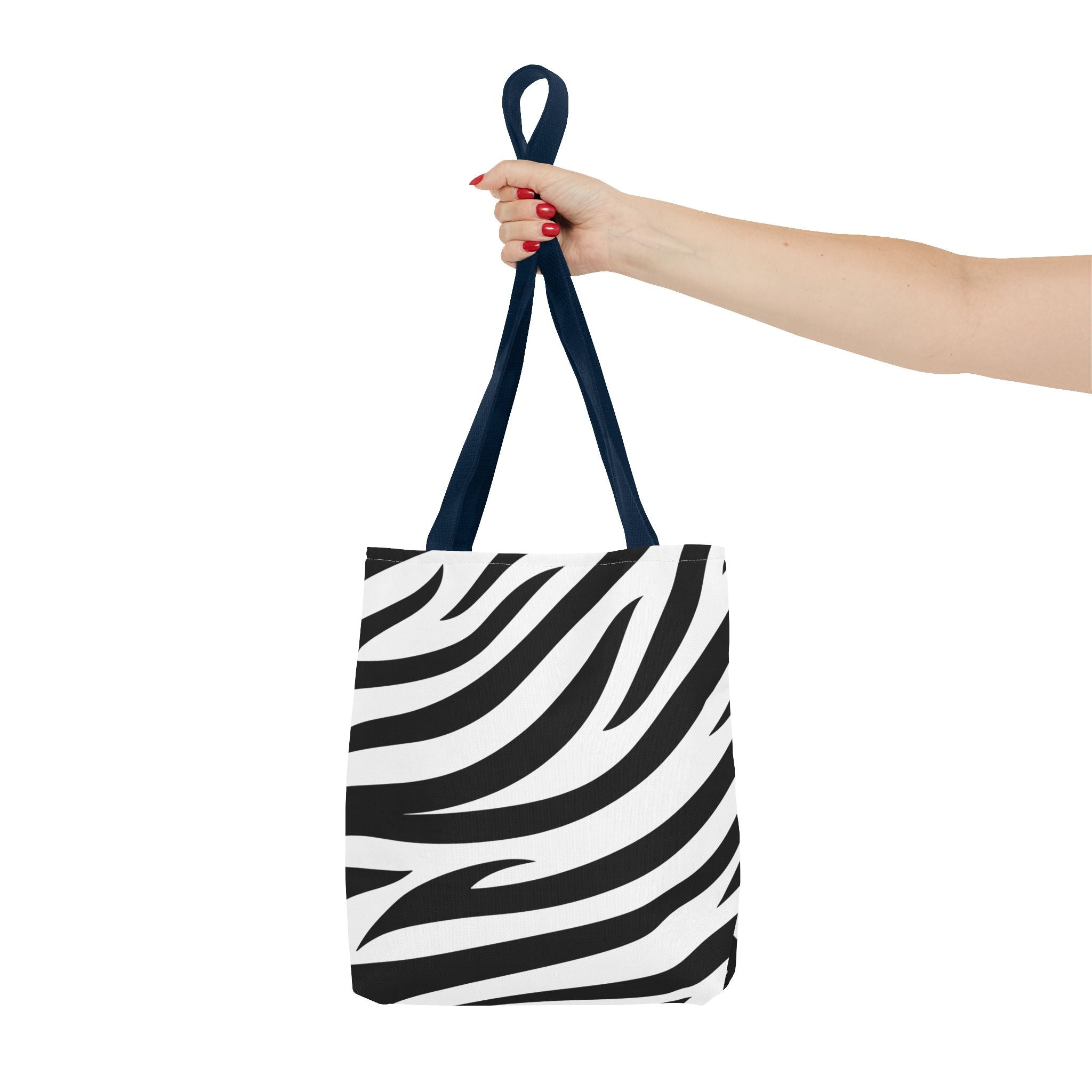 Tote Bag — Black & White Zebra Print  Fashion Tote