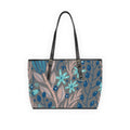 Handbag | Boho Blue Garden PU Leather Shoulder Bag