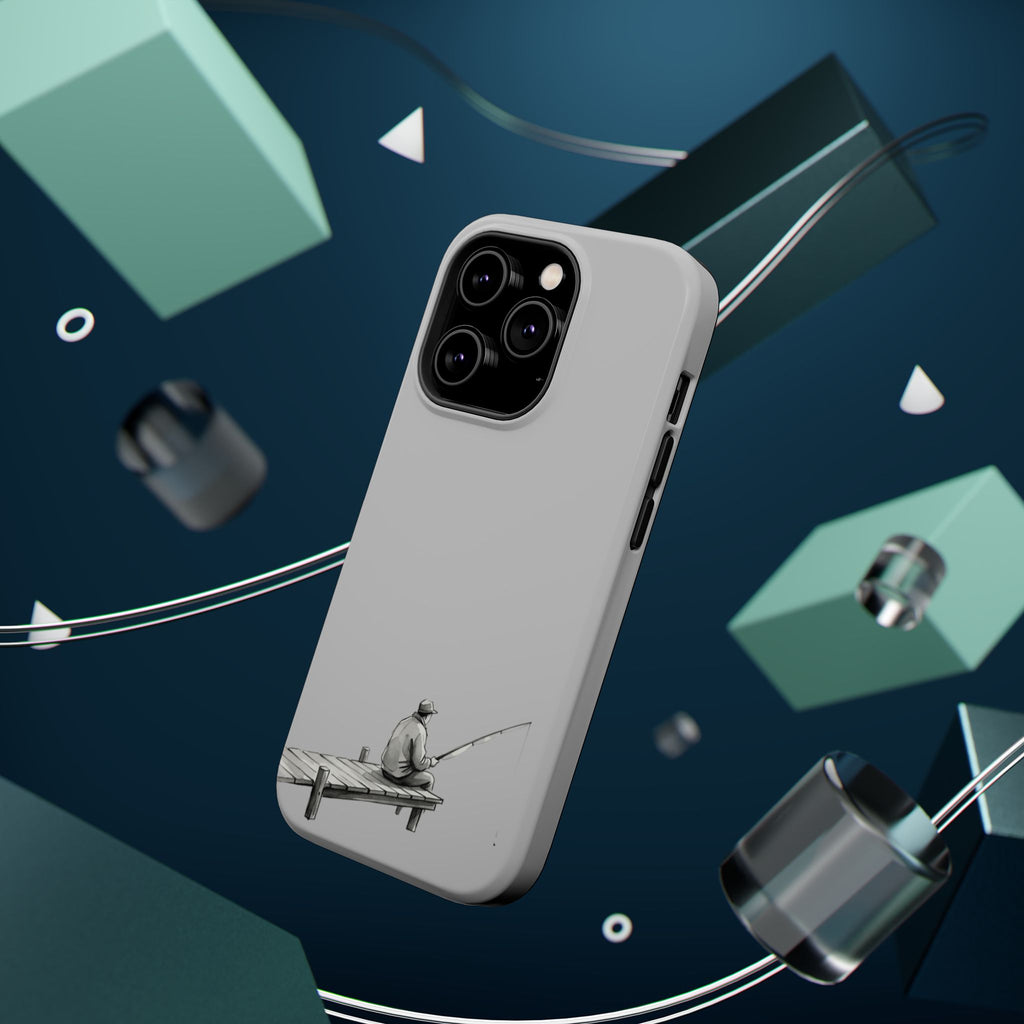 Phone Case | Fishing Dock Minimalist Magnetic Impact-Resistant Case