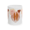 Coffee Mug | Romantic Heart Silhouette Coffee Cup (11oz/15oz)