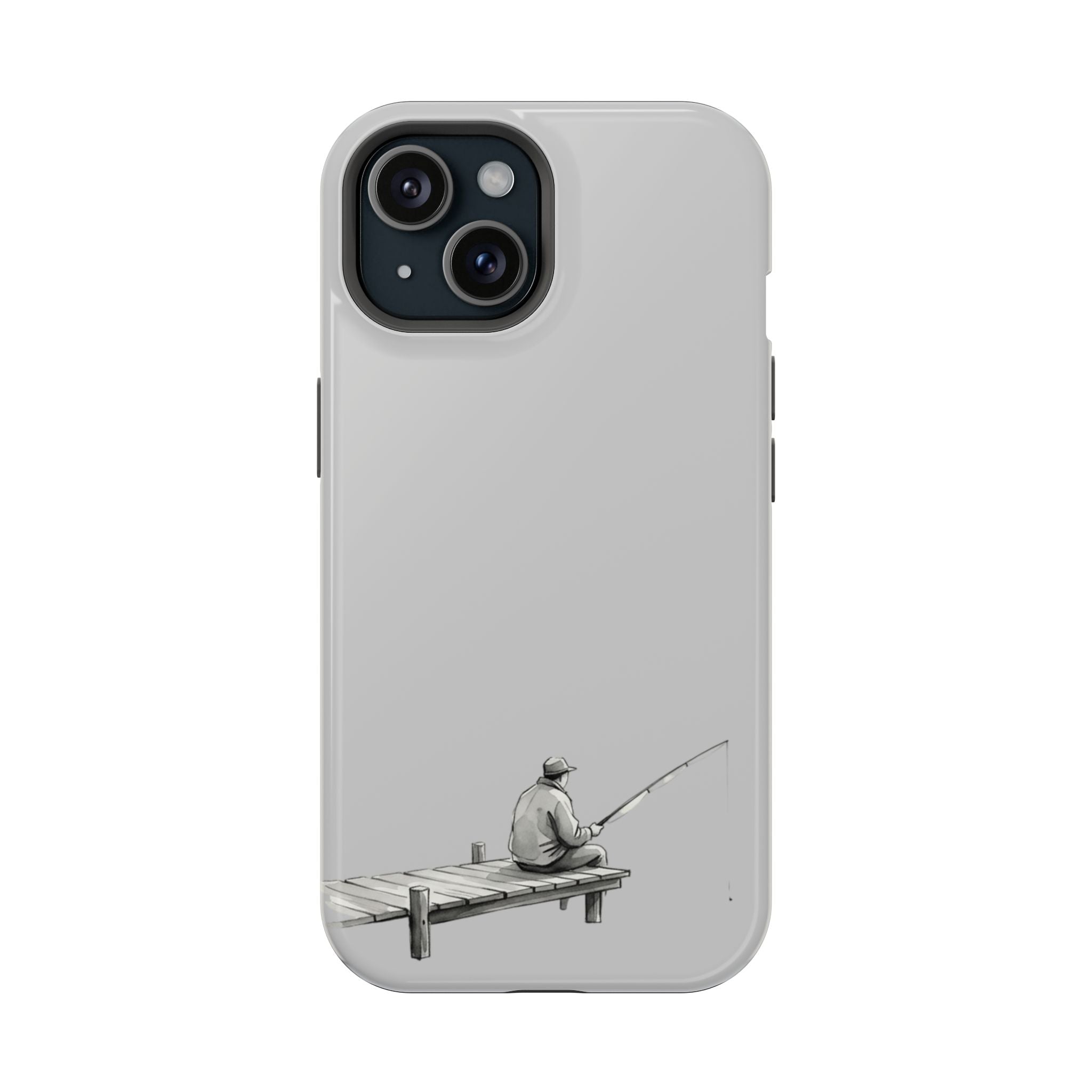 Phone Case | Fishing Dock Minimalist Magnetic Impact-Resistant Case