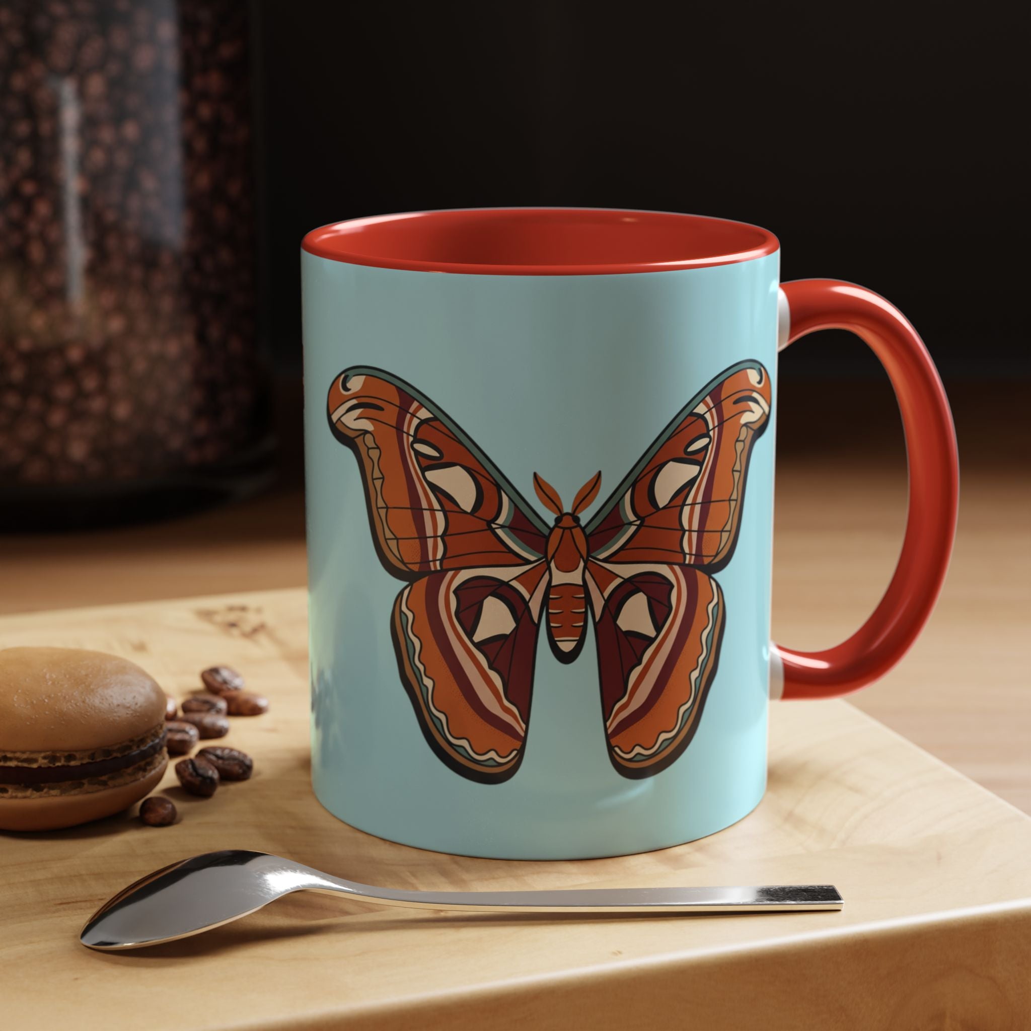 Coffee Mug | Rustic Atlas Moth Mug Accent Mug
