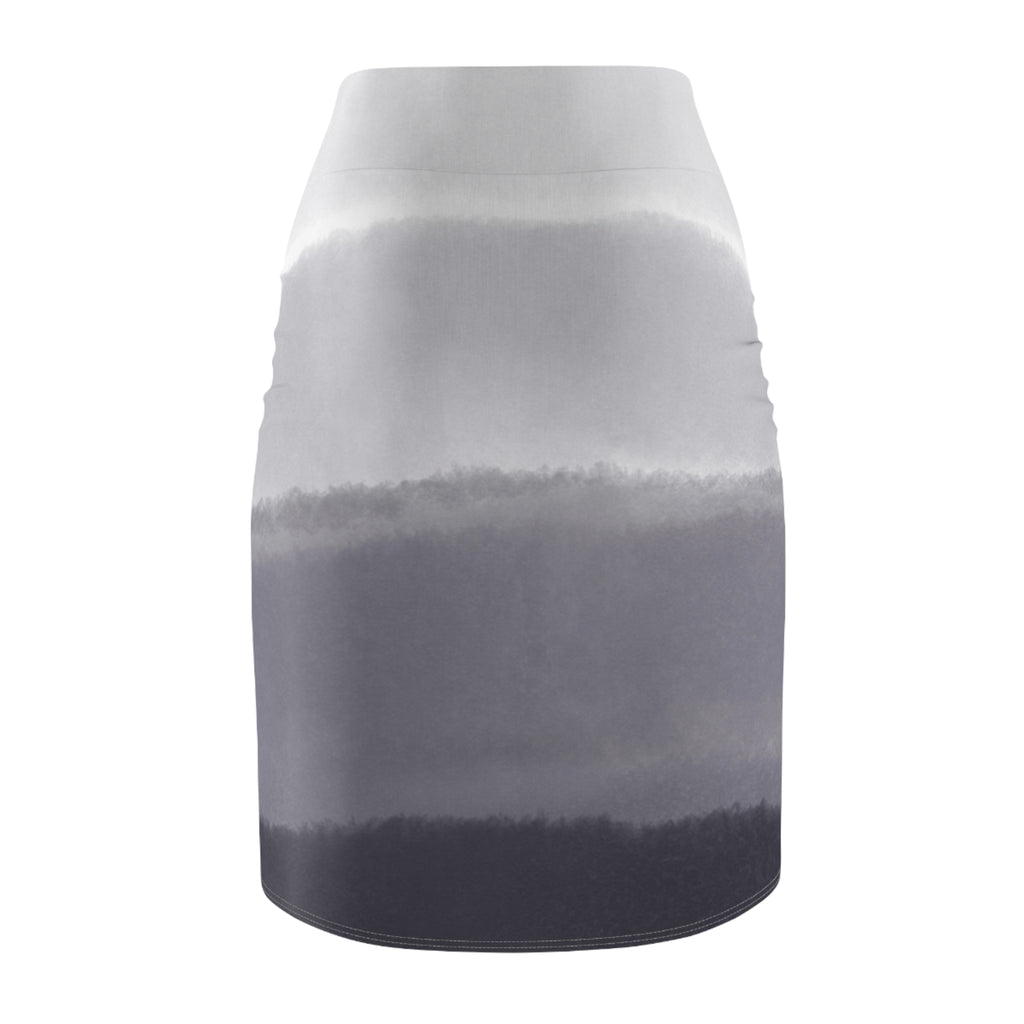 Women's Pencil Skirt | Elegant Gradient Midi