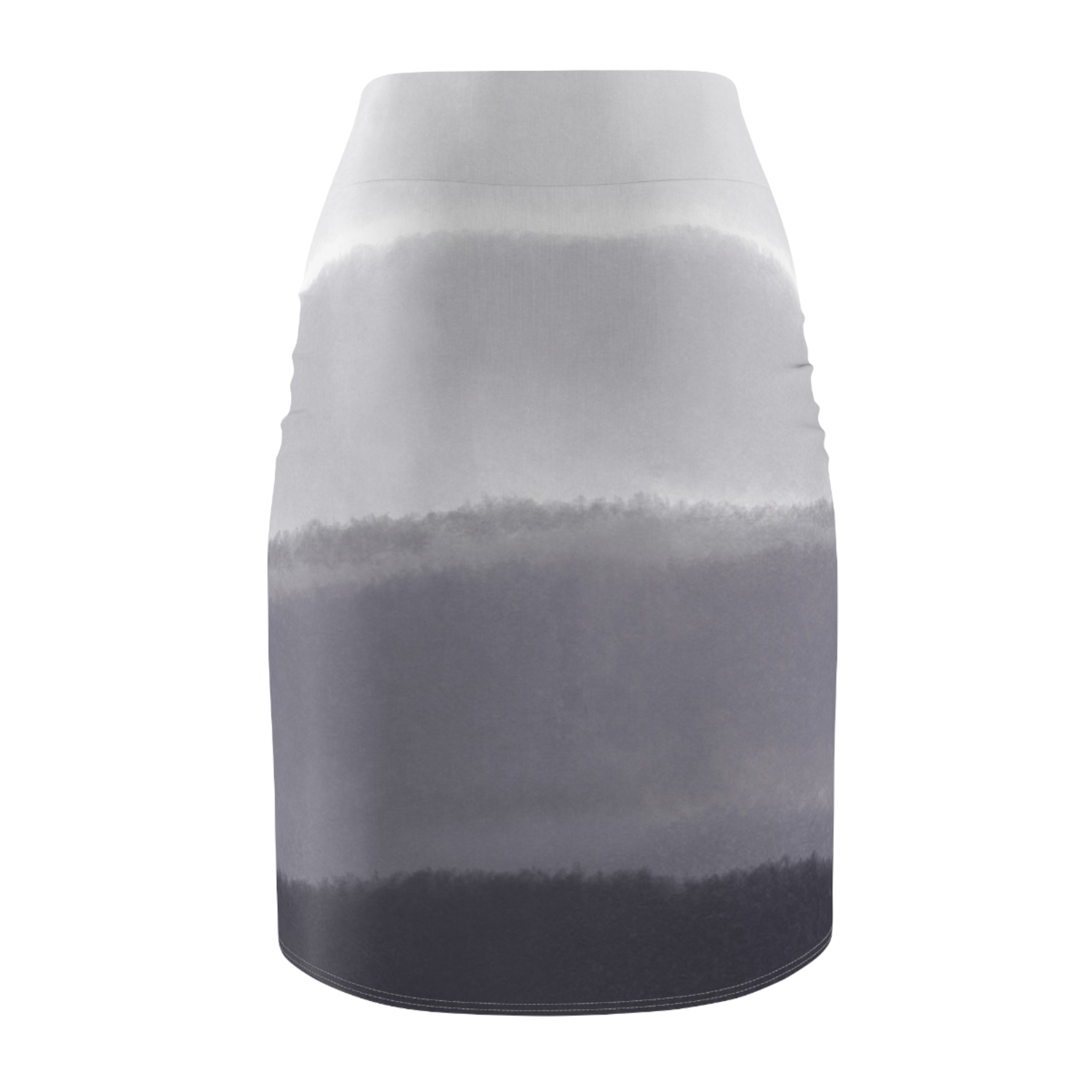 Women's Pencil Skirt | Elegant Gradient Midi