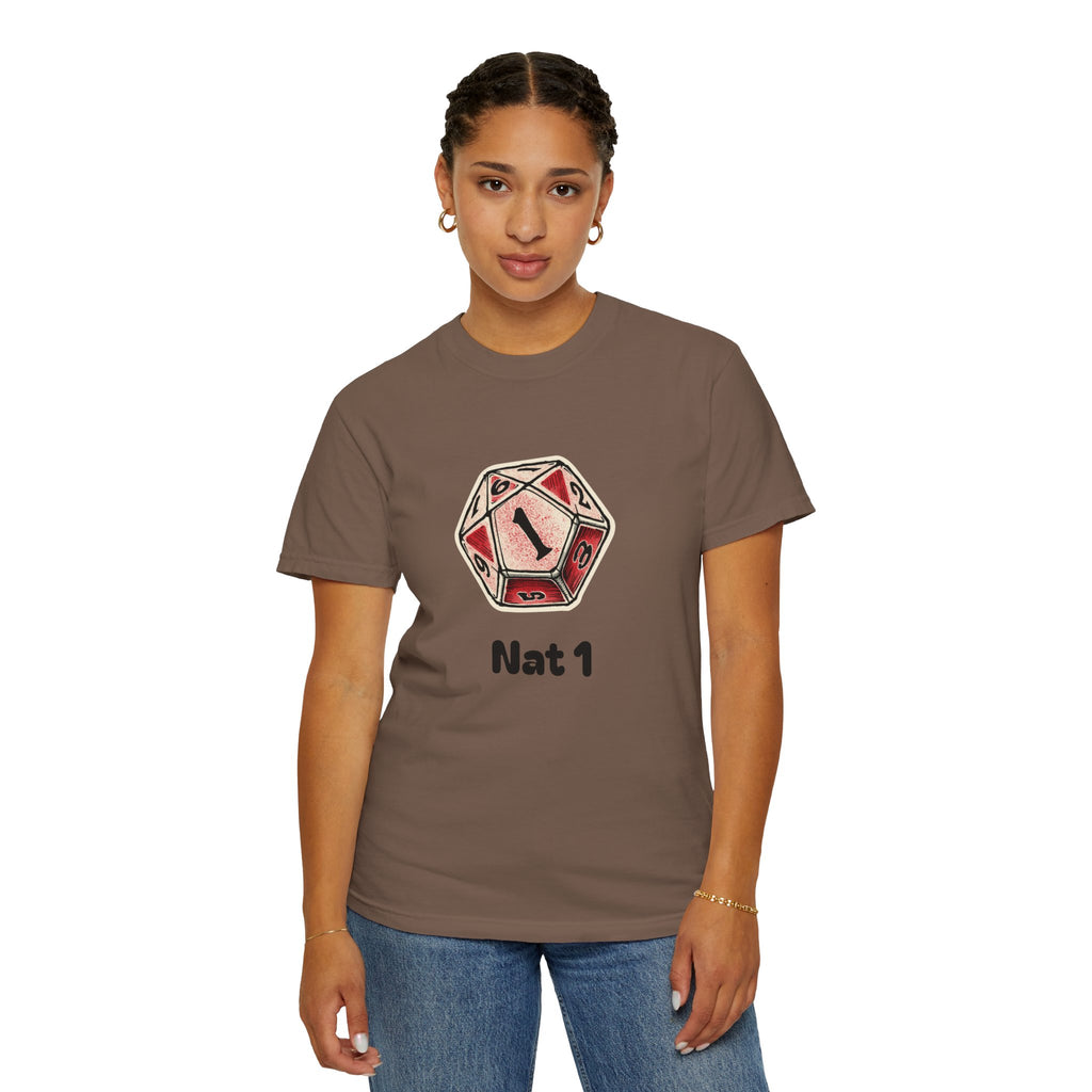 T-Shirt | Roleplaying RPG 'Nat 1' & 'Striving to Be the Whole Problem' Tee