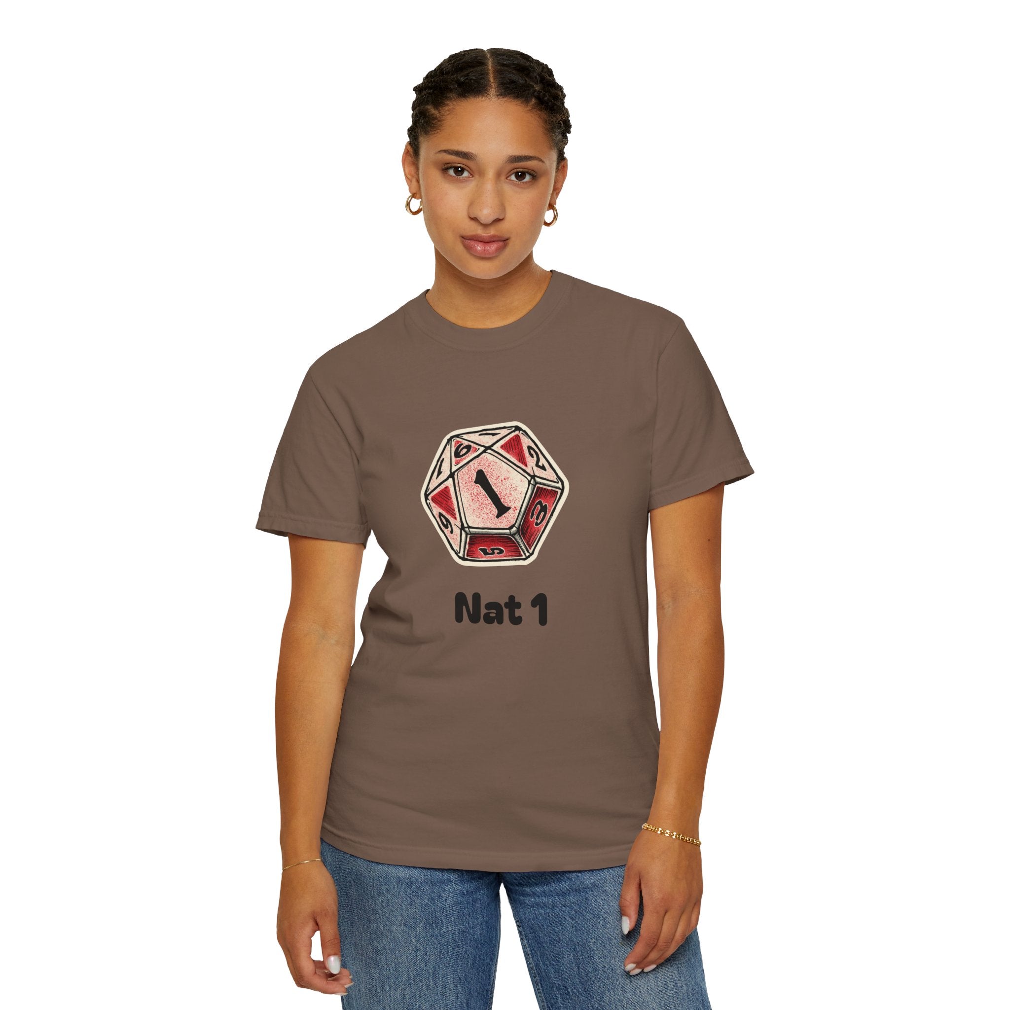 T-Shirt | Roleplaying RPG 'Nat 1' & 'Striving to Be the Whole Problem' Tee