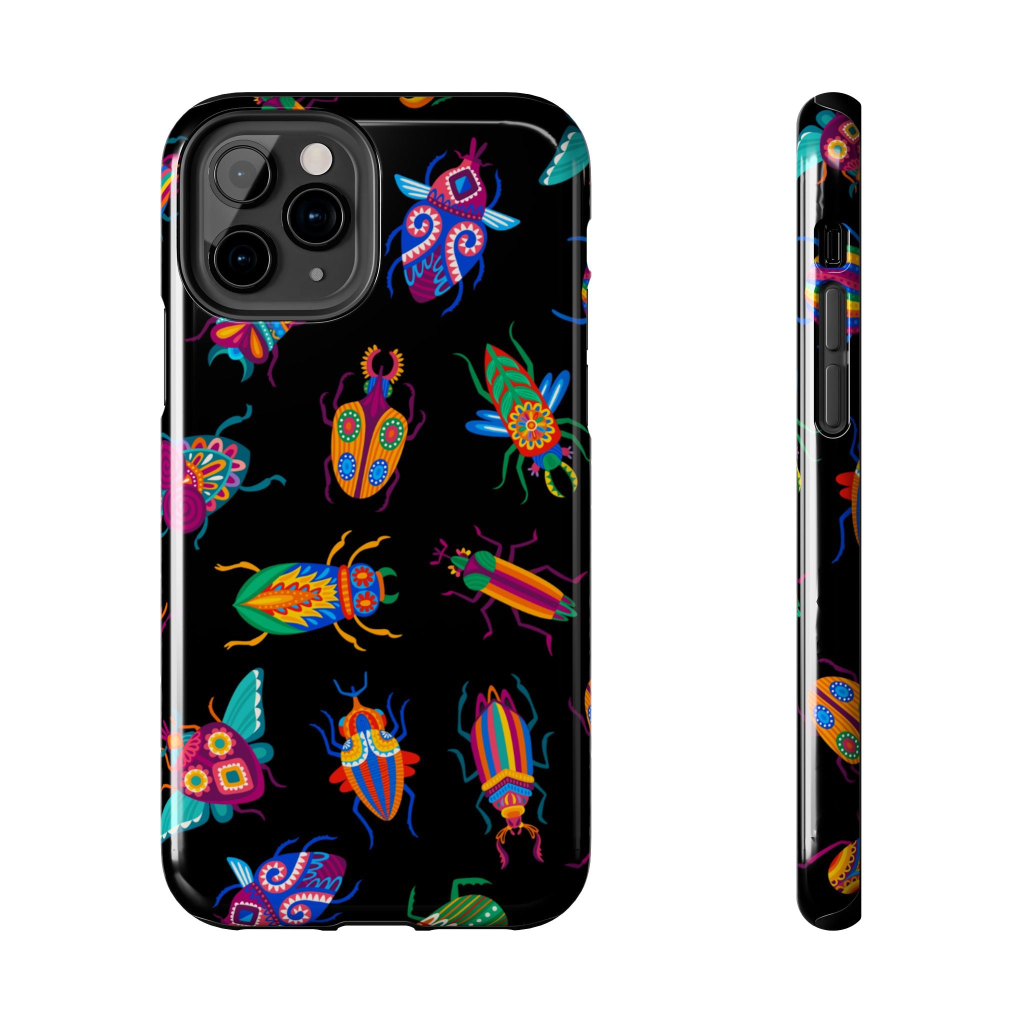 Phone Case | Neon Beetle Pattern Tough Protective Cover