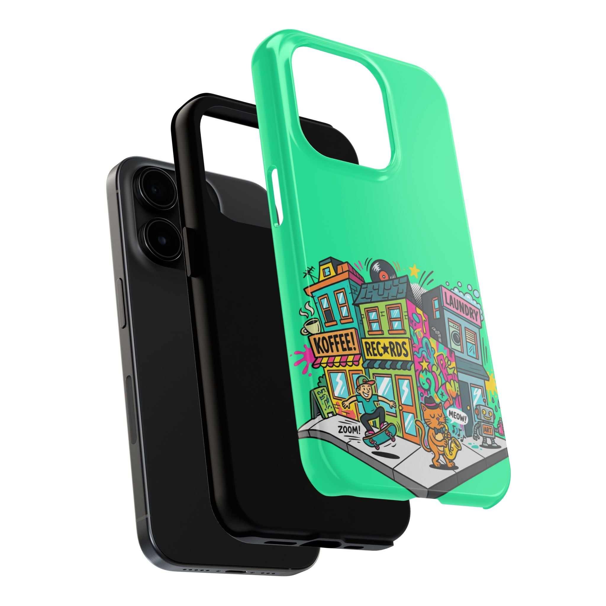 Phone Case | Tough Protective Cover with Colorful Street Art