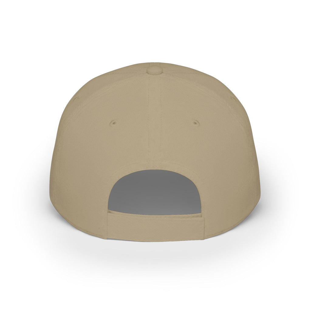 Hat | Personalized Text Embroidered Low Profile Baseball Cap