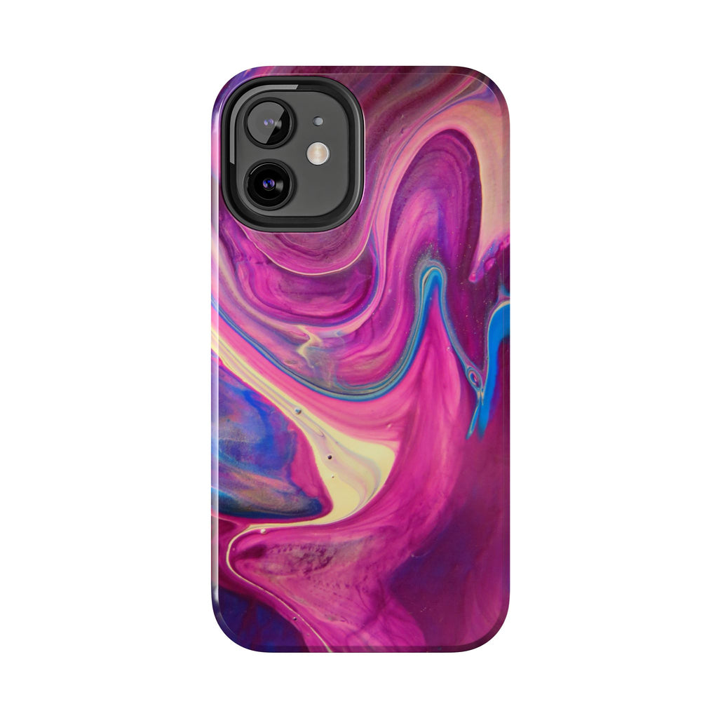 Phone Case | Protective Artistic Paint Pour Design