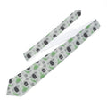 Necktie | Gray & Sage Abstract Pattern Formal Tie