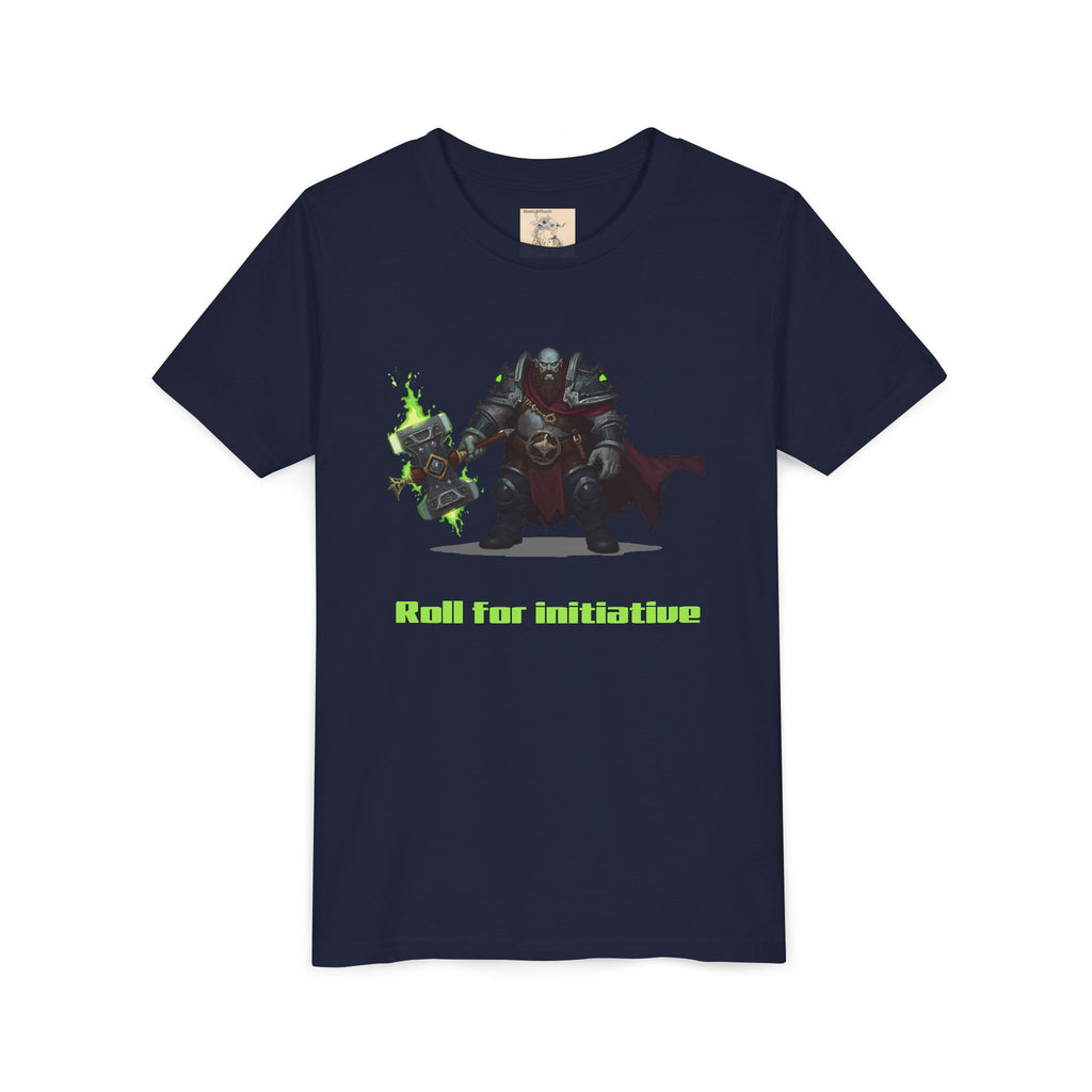 T-Shirt | 'Roll for Initiative' Fantasy RPG Character Youth Tee