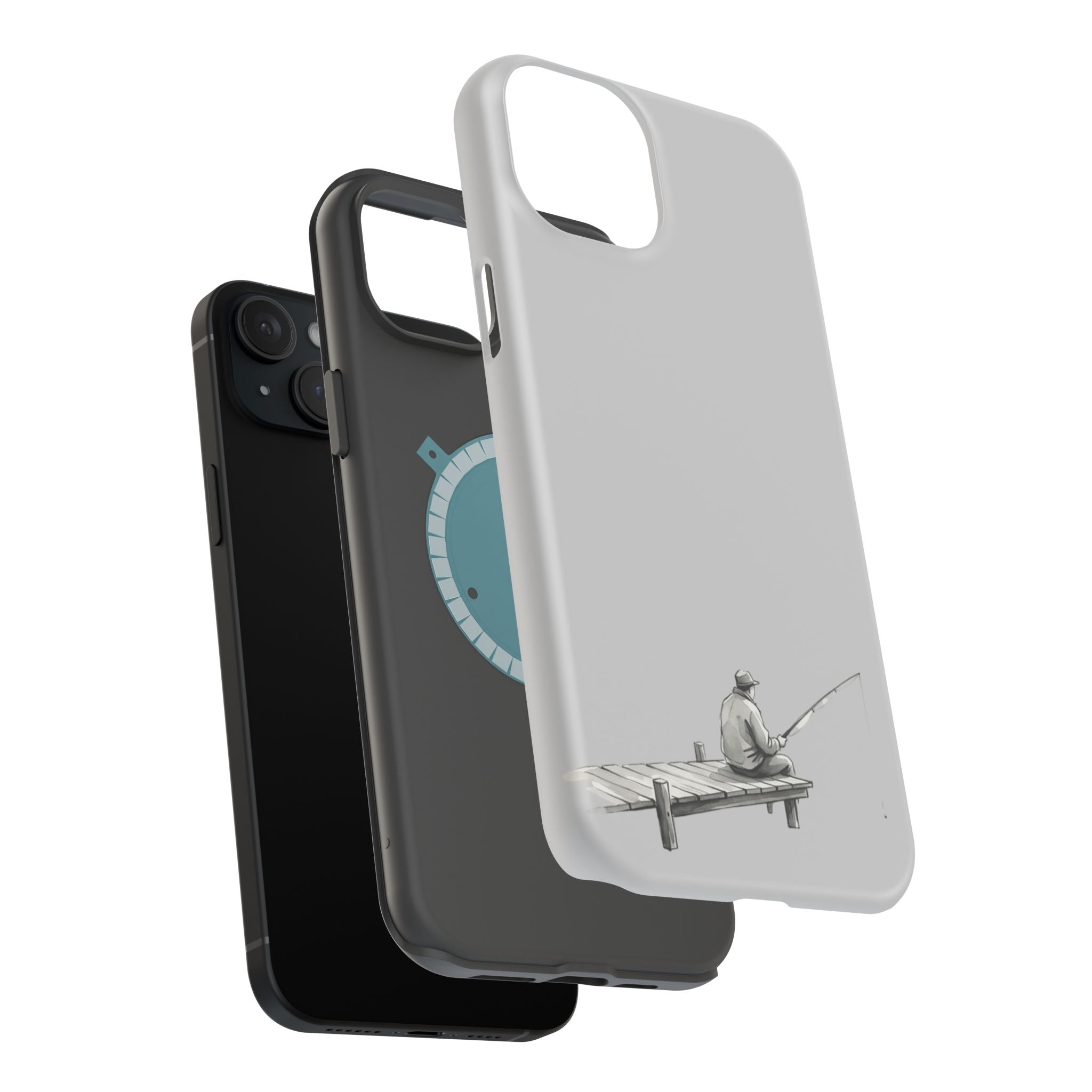 Phone Case | Fishing Dock Minimalist Magnetic Impact-Resistant Case
