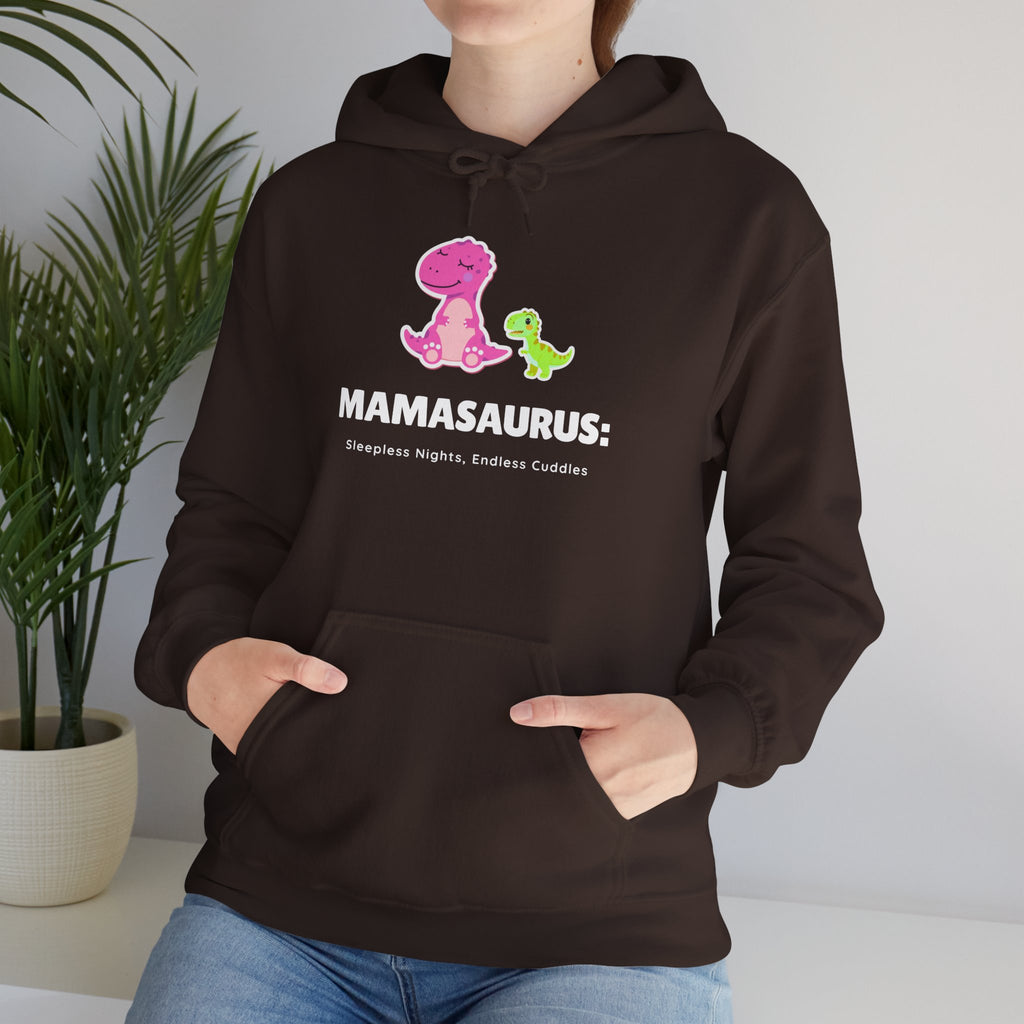 Hoodie | 'Mamasaurus' Pink Mama Dino with Baby Sweater