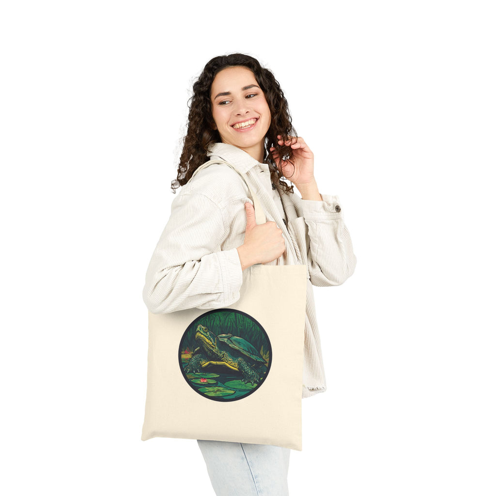 Tote Bag | Vintage Turtle Illustration