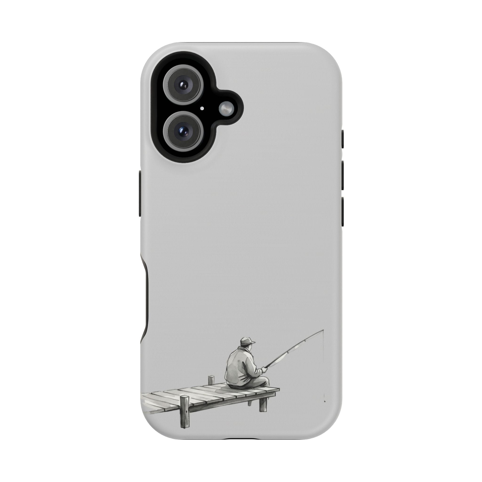 Phone Case | Fishing Dock Minimalist Magnetic Impact-Resistant Case