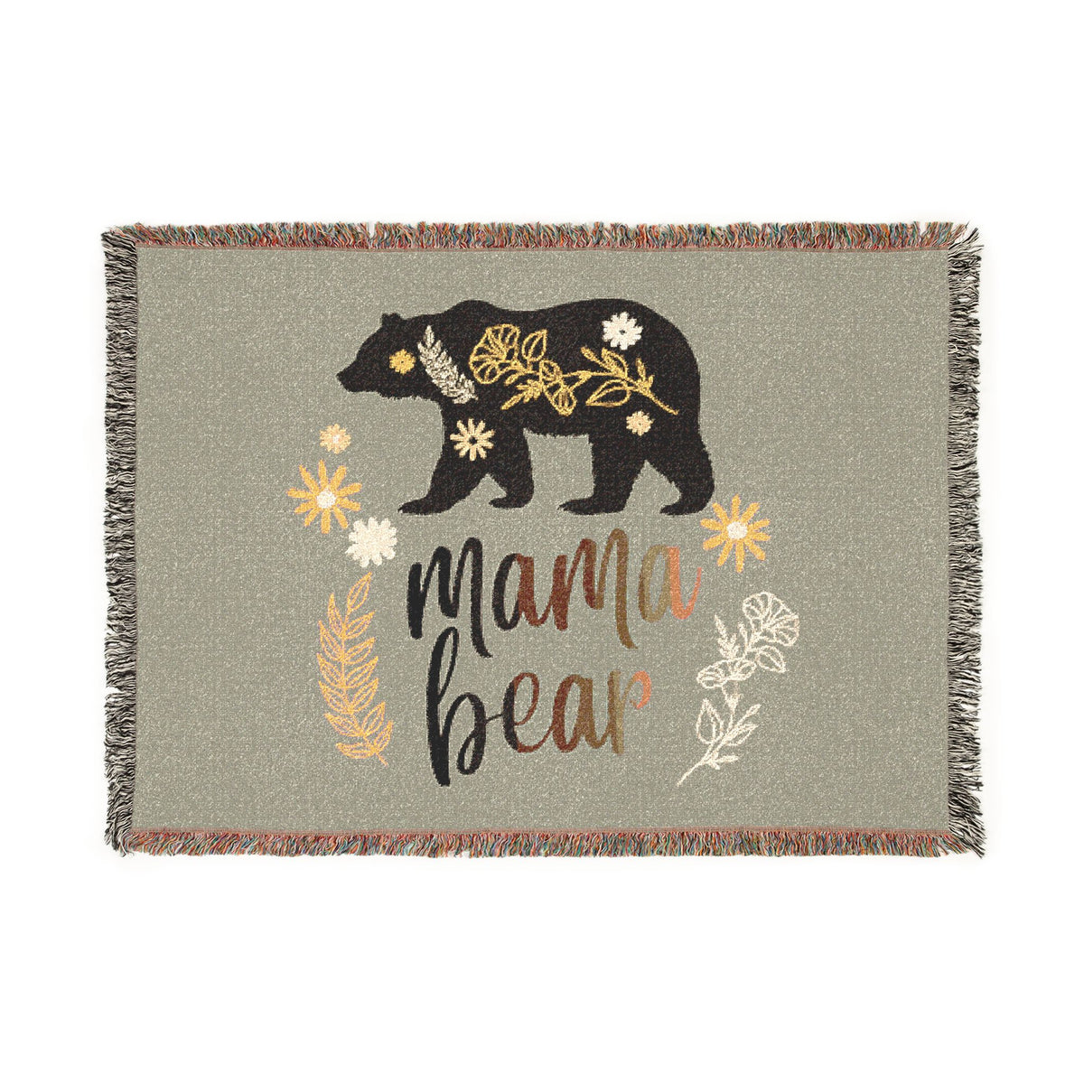 Cozy Woven Throw for Mama Bears