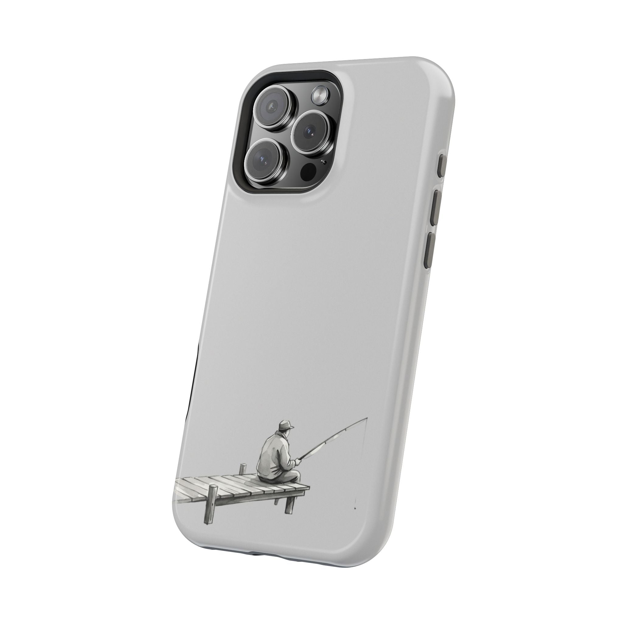 Phone Case | Fishing Dock Minimalist Magnetic Impact-Resistant Case