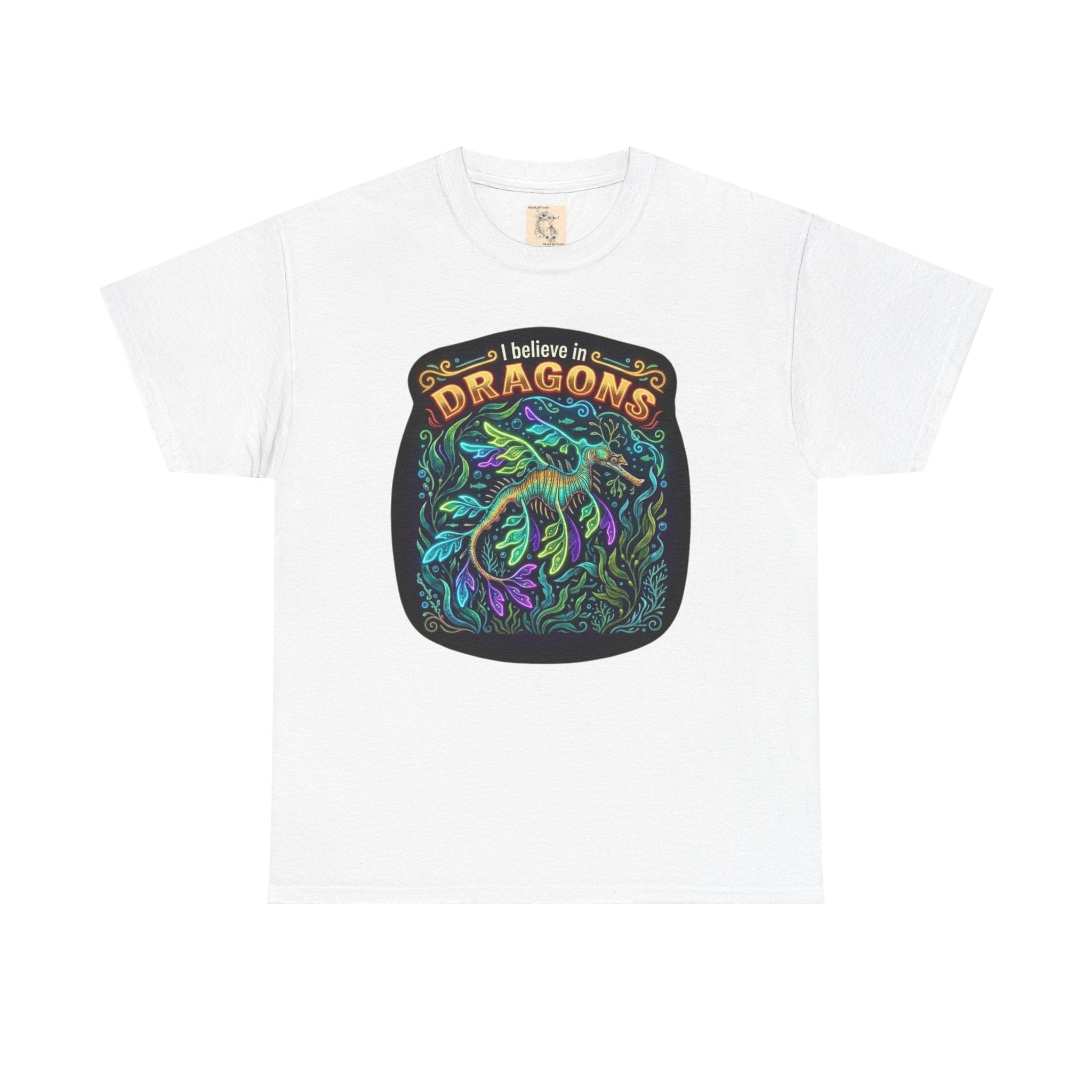 T-Shirt | 'I Believe in Dragons' Colorful Graphic Tee