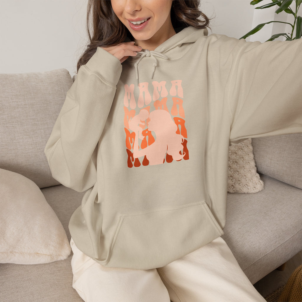 Hoodie | Mama and Baby Silhouette Graphic