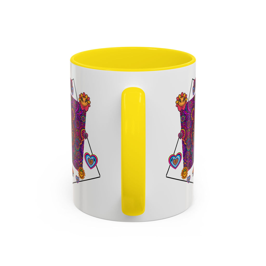 Coffee Mug | Psychedelic Lizards Accent Ceramic Mug