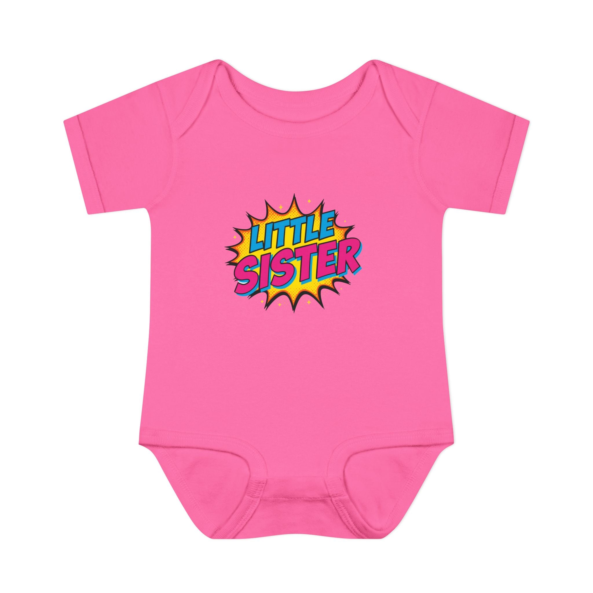 Baby Bodysuit | 'Little Sister' Comic Pop Art Infant Onesie