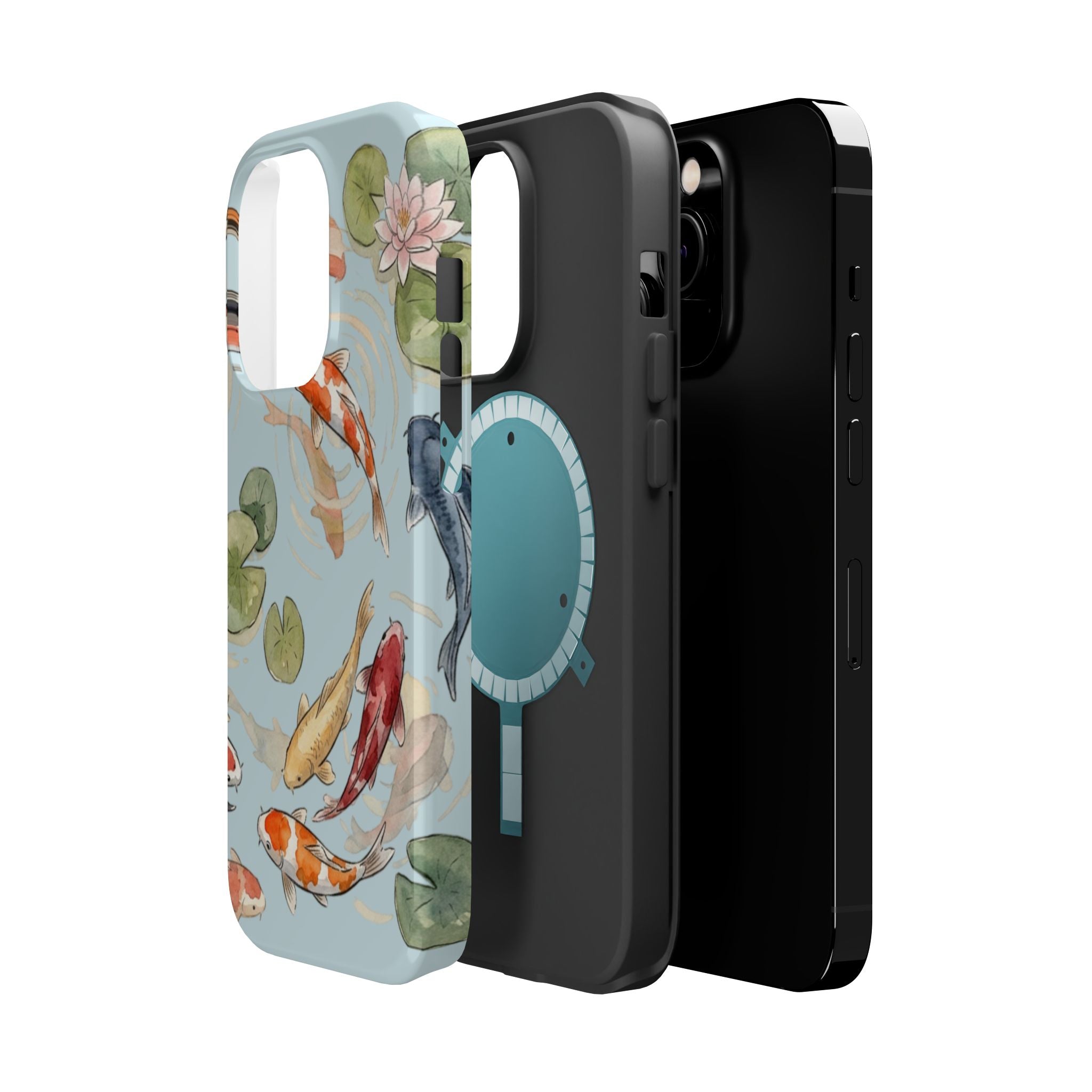Phone Case | Koi Pond Magnetic Impact-Resistant Phone Cover