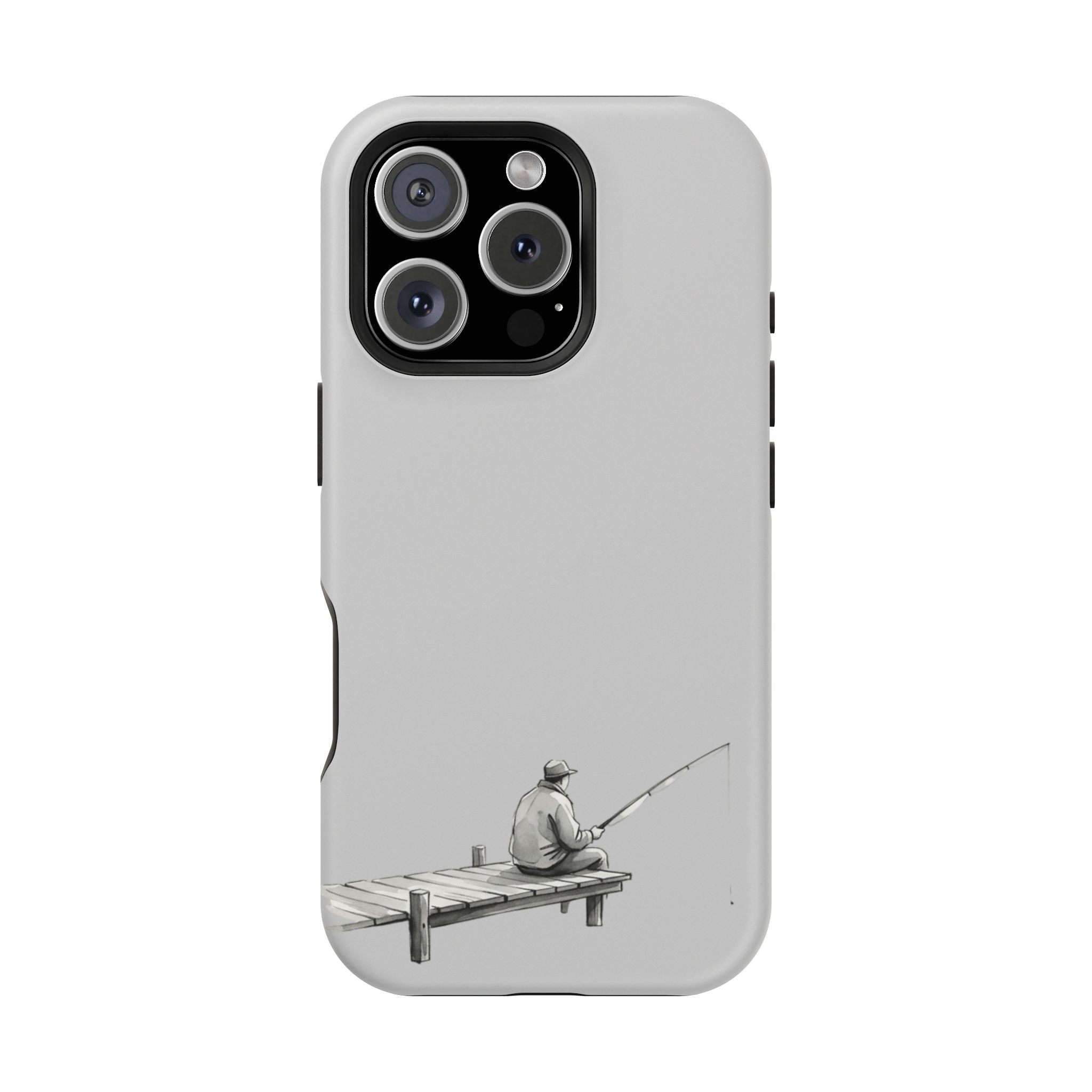 Phone Case | Fishing Dock Minimalist Magnetic Impact-Resistant Case