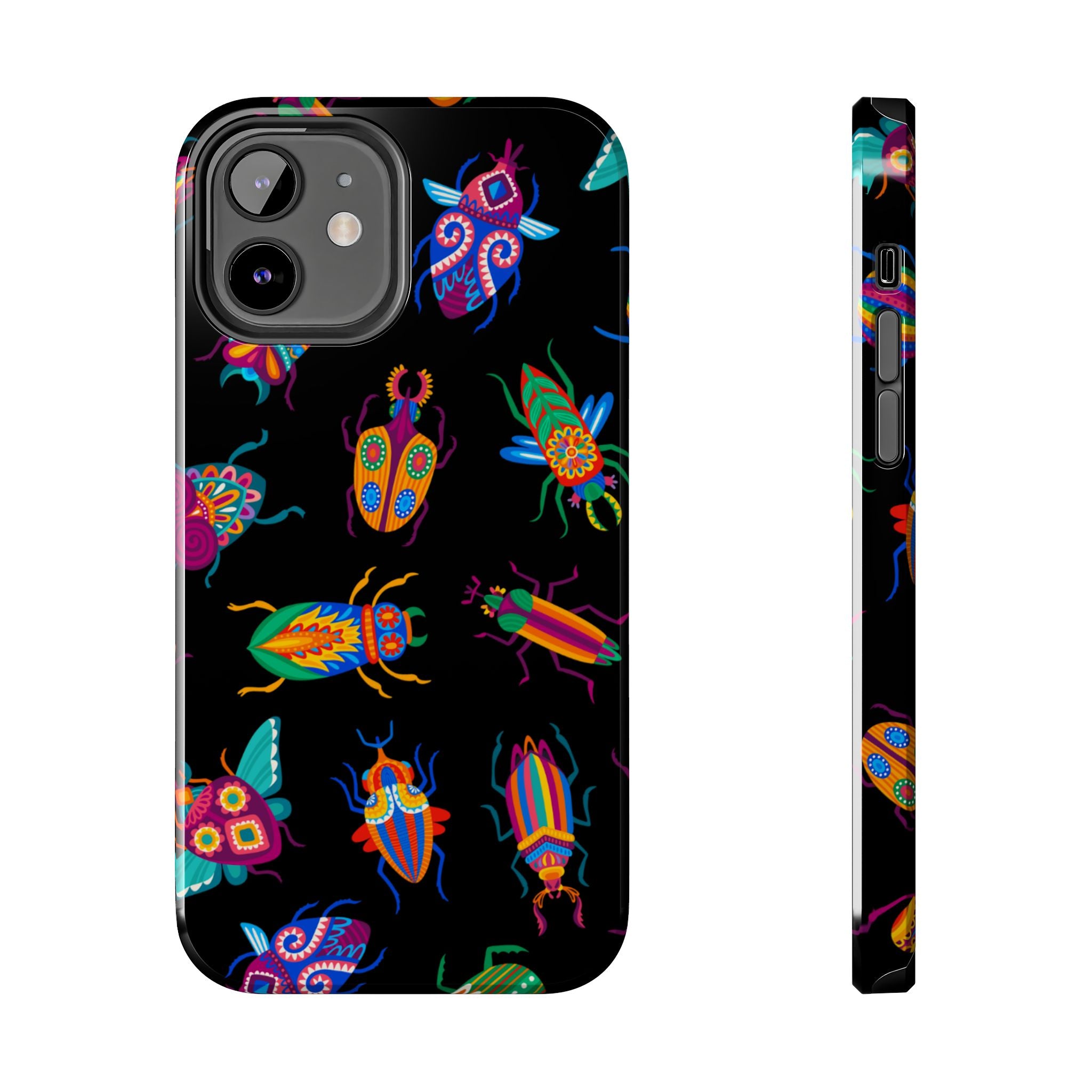 Phone Case | Neon Beetle Pattern Tough Protective Cover