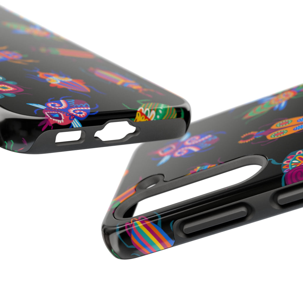 Phone Case | Neon Beetle Pattern Tough Protective Cover