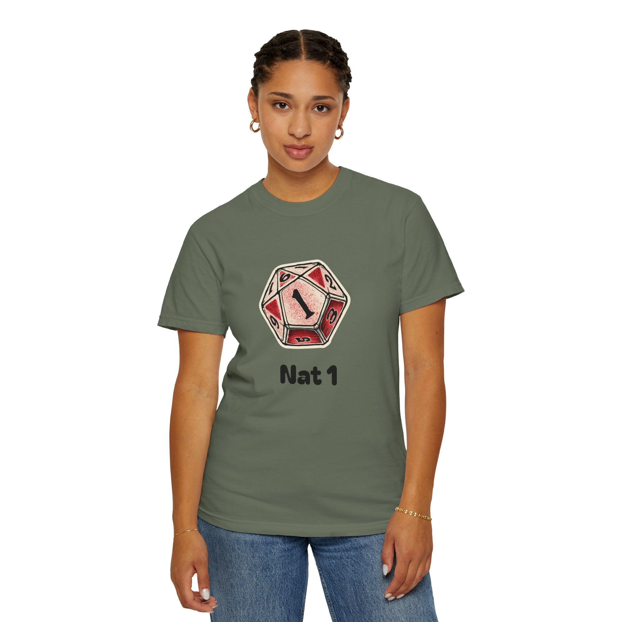 T-Shirt | Roleplaying RPG 'Nat 1' & 'Striving to Be the Whole Problem' Tee