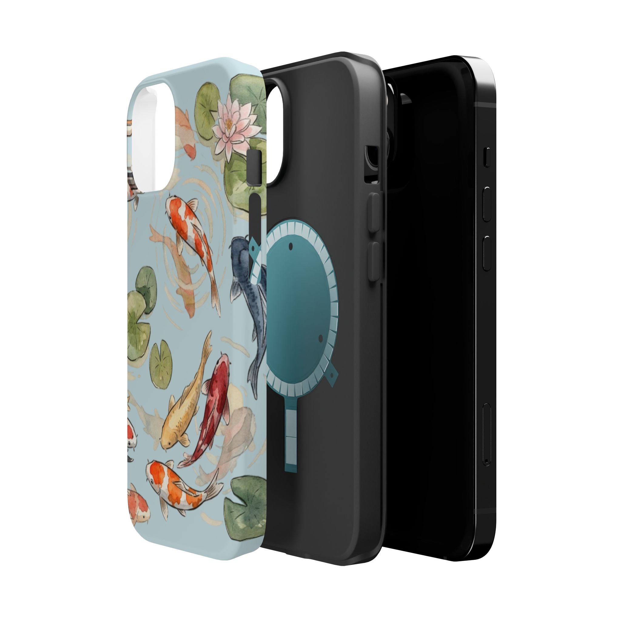 Phone Case | Koi Pond Magnetic Impact-Resistant Phone Cover
