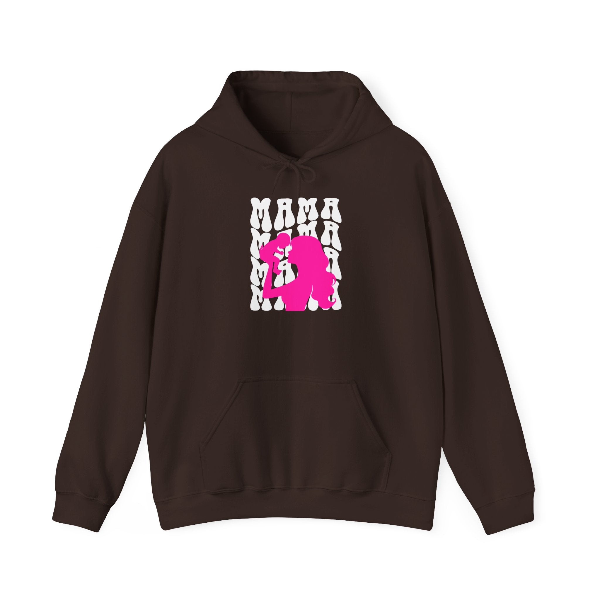 Hoodie | 'Mama' & Silhouette Pink Graphic