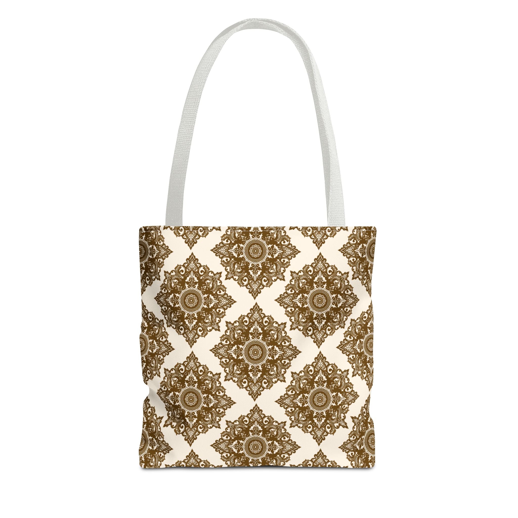 Tote Bag | Boho Gold Medallion Pattern