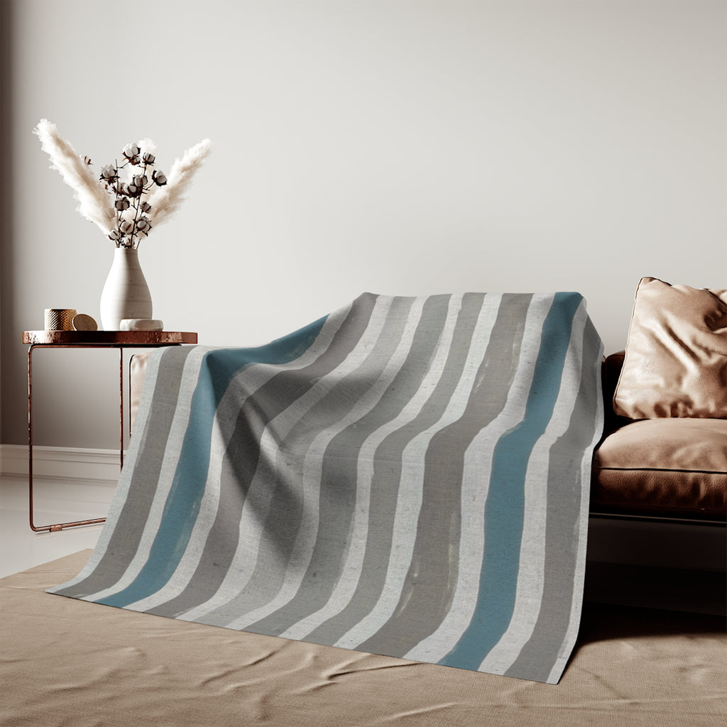 Modern Cool Striped Sweatshirt Blanket