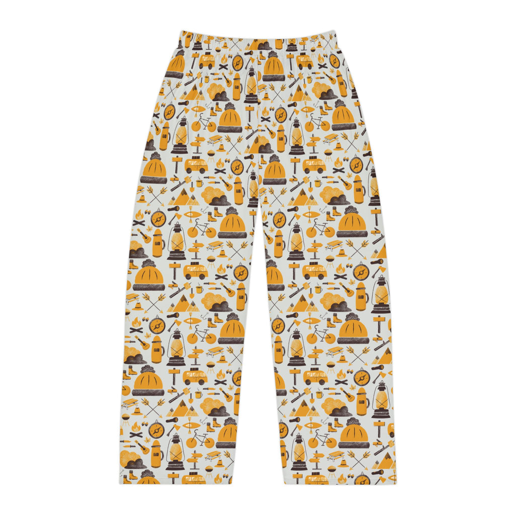Pajama Pants | Men's Cozy Camping Pattern Lounge Sleepwear