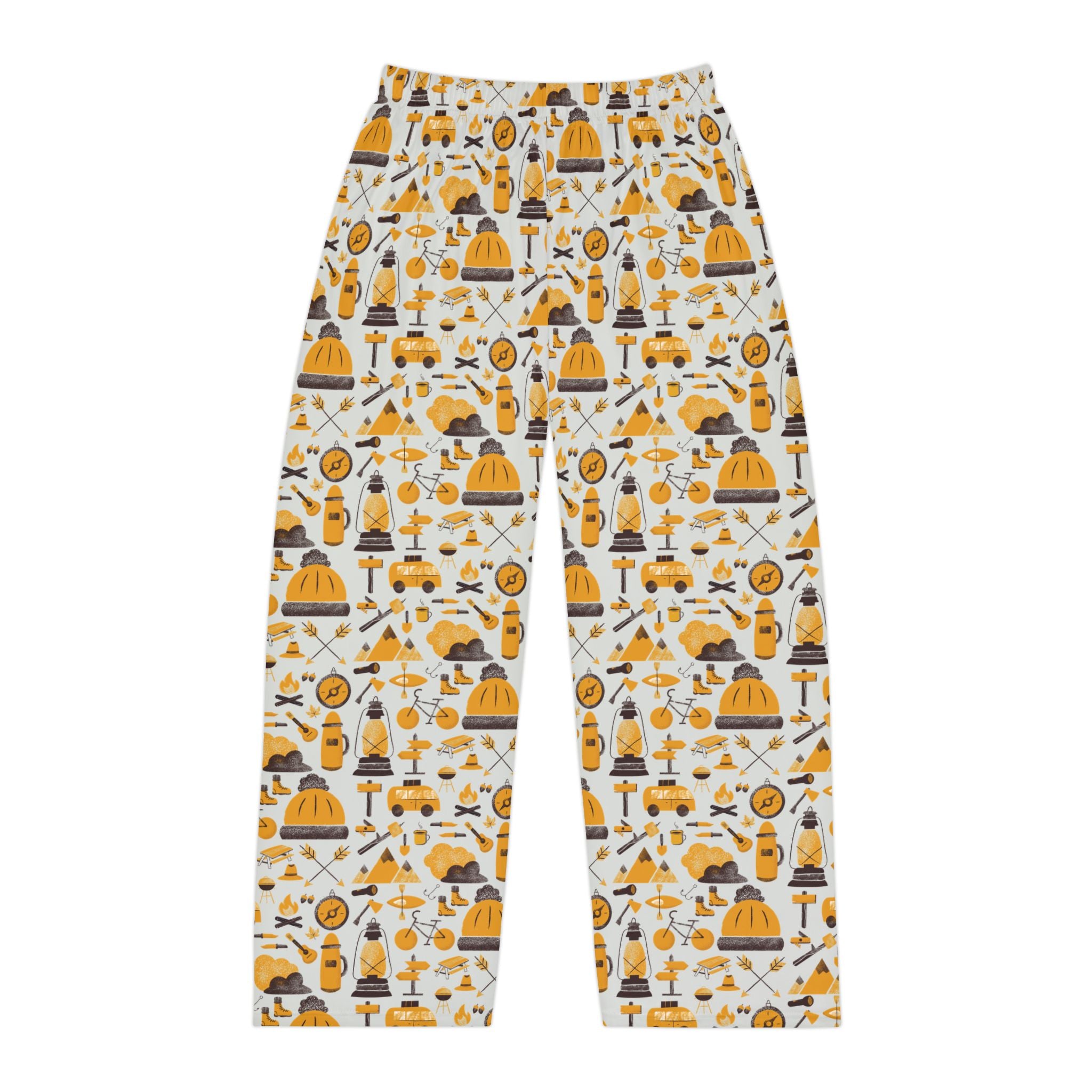 Pajama Pants | Men's Cozy Camping Pattern Lounge Sleepwear