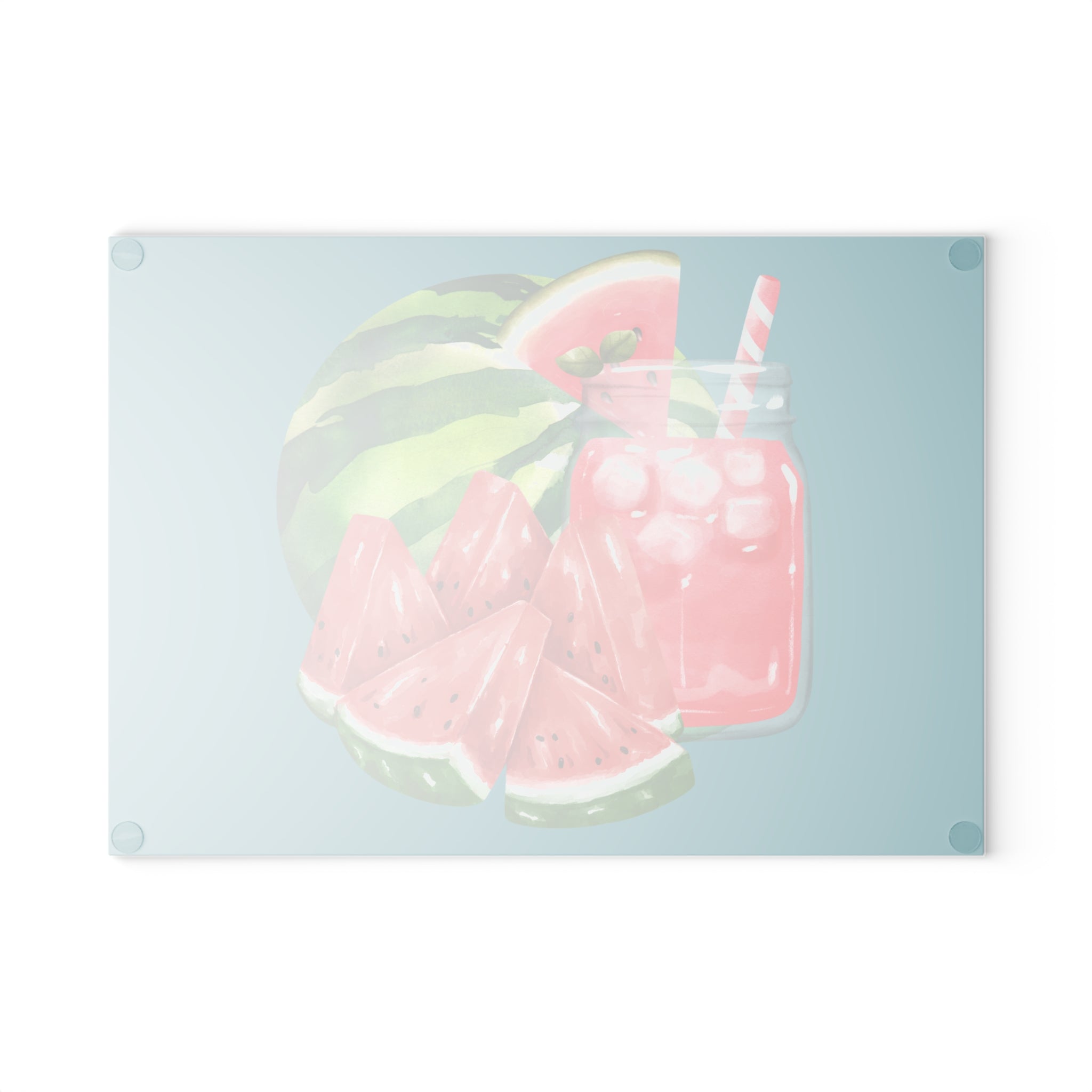 Glass Cutting Board | Watermelon Kitchen Decor