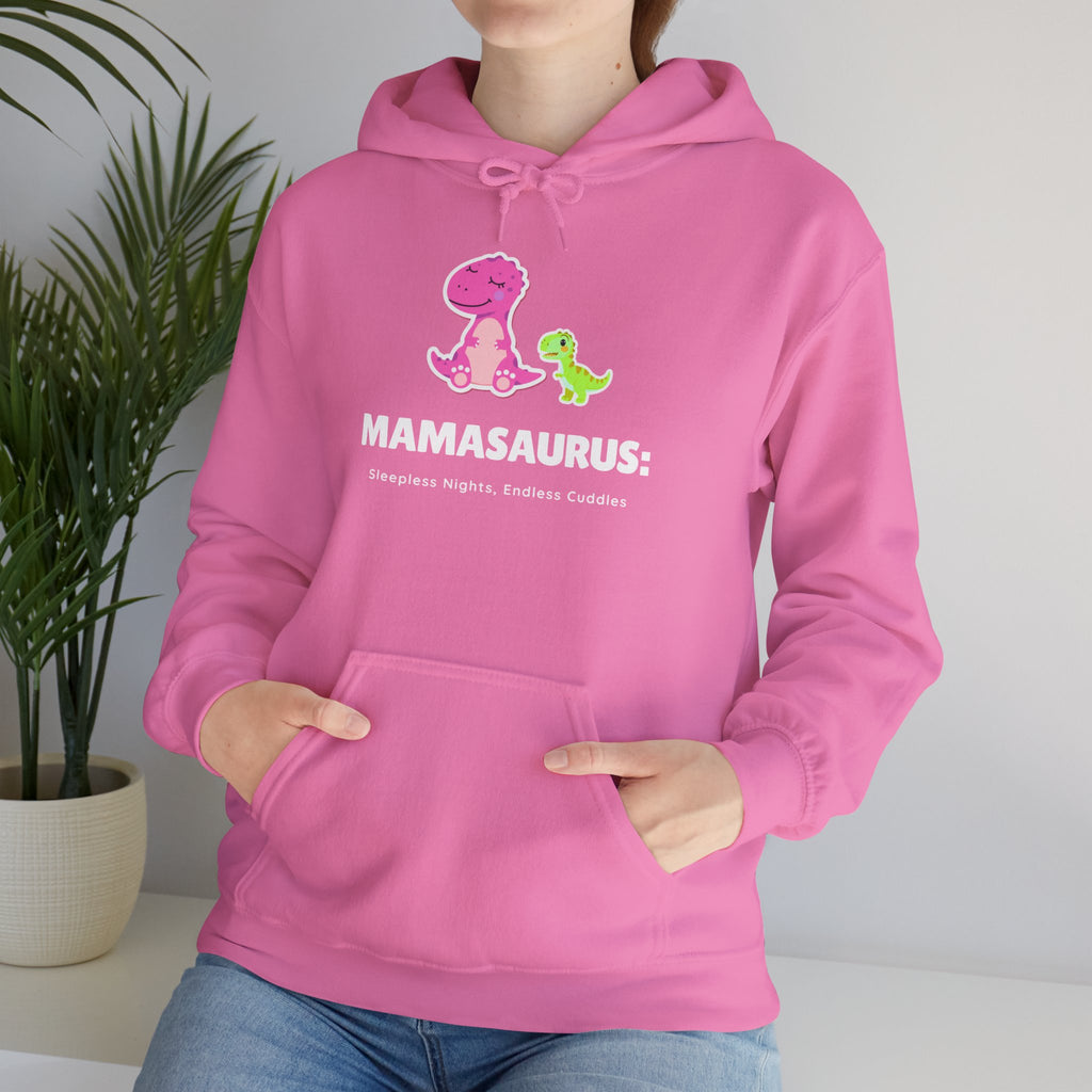 Hoodie | 'Mamasaurus' Pink Mama Dino with Baby Sweater