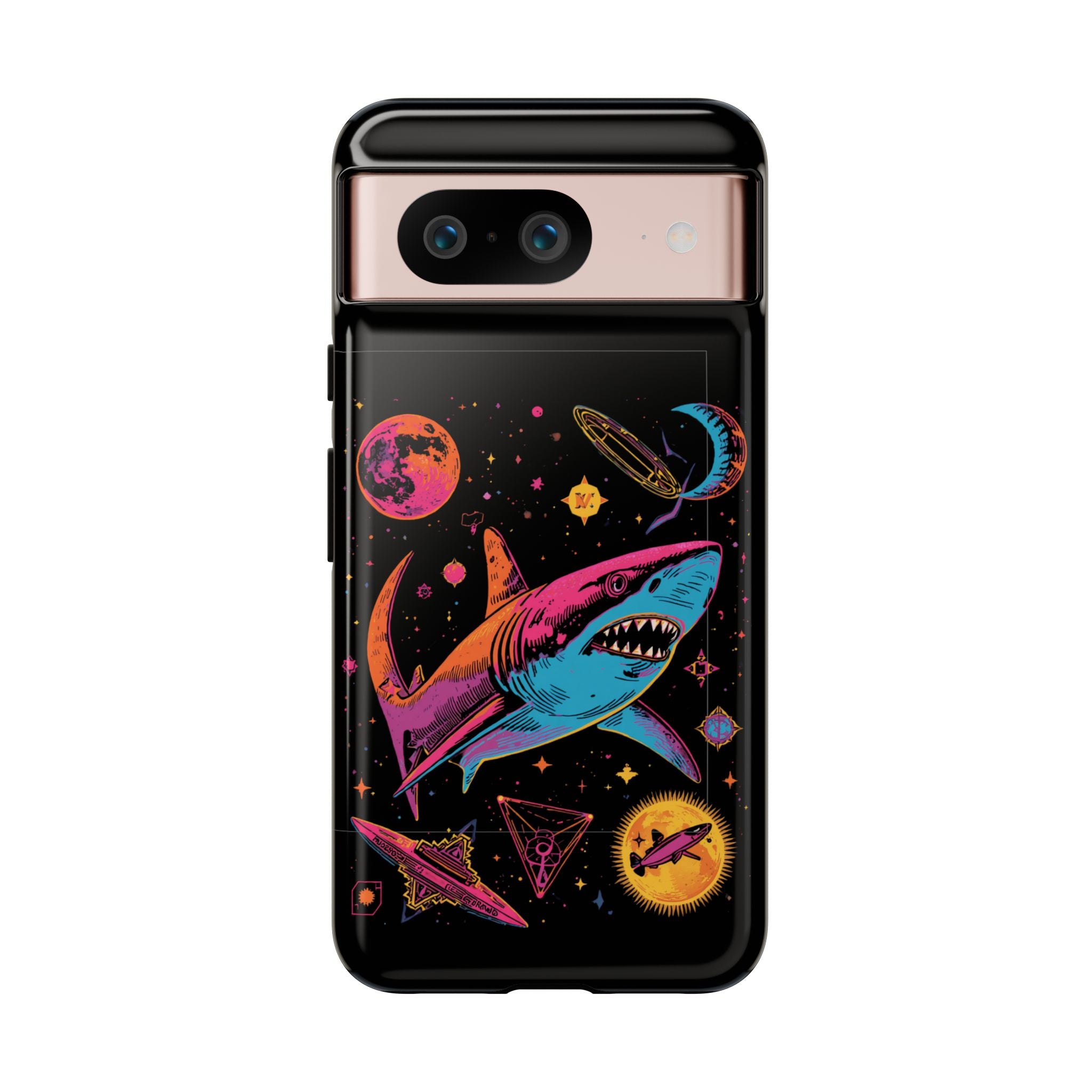 Phone Cases | Neon Space Shark Case