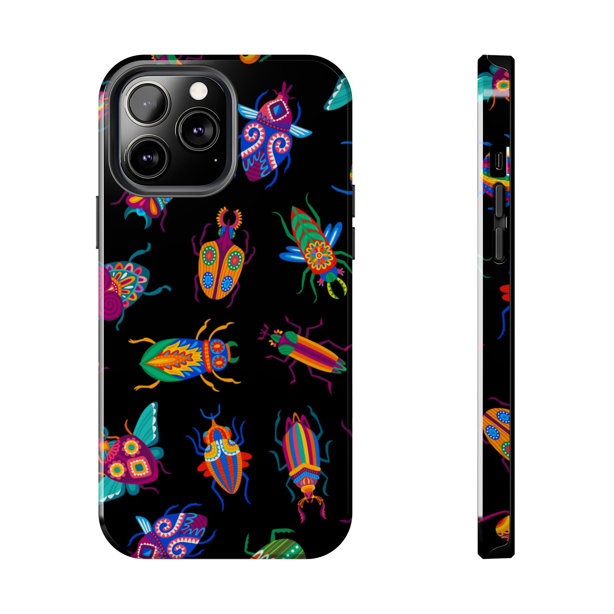 Phone Case | Neon Beetle Pattern Tough Protective Cover