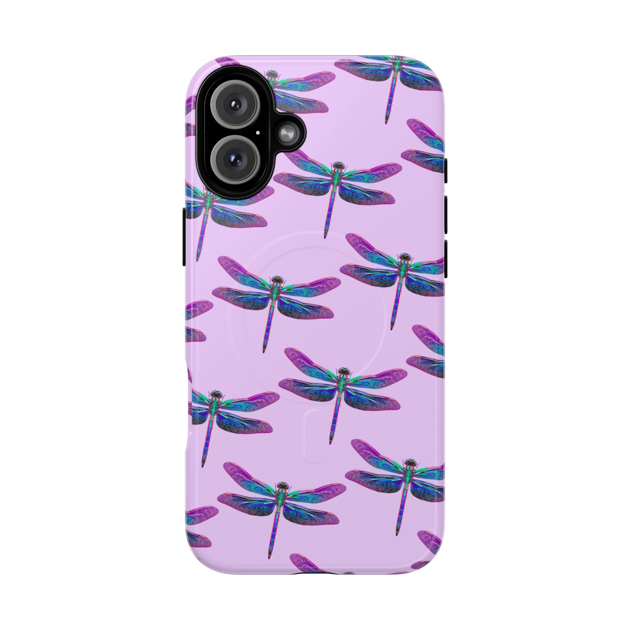 Phone Case | Blue Purple Dragonfly Tough Magnetic Case