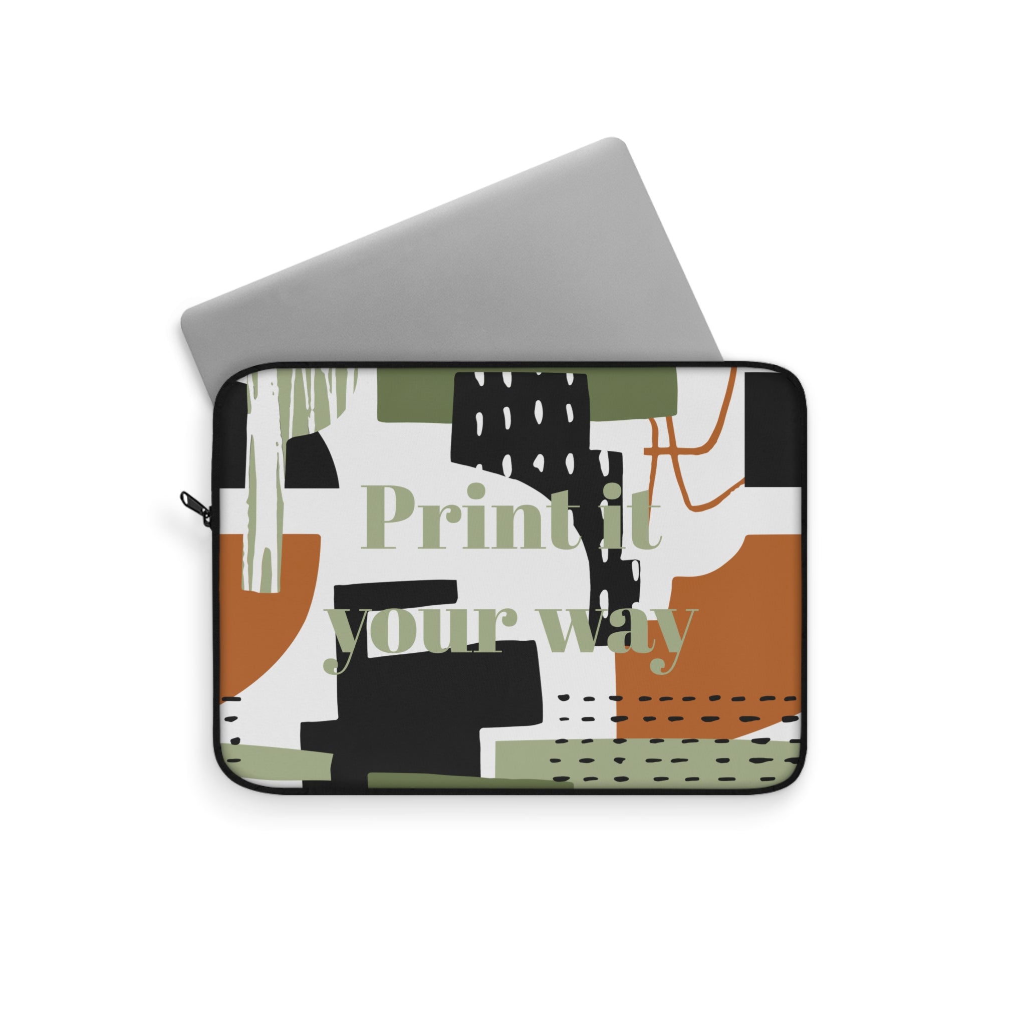 Laptop Sleeve | Customizable Abstract Geo Print
