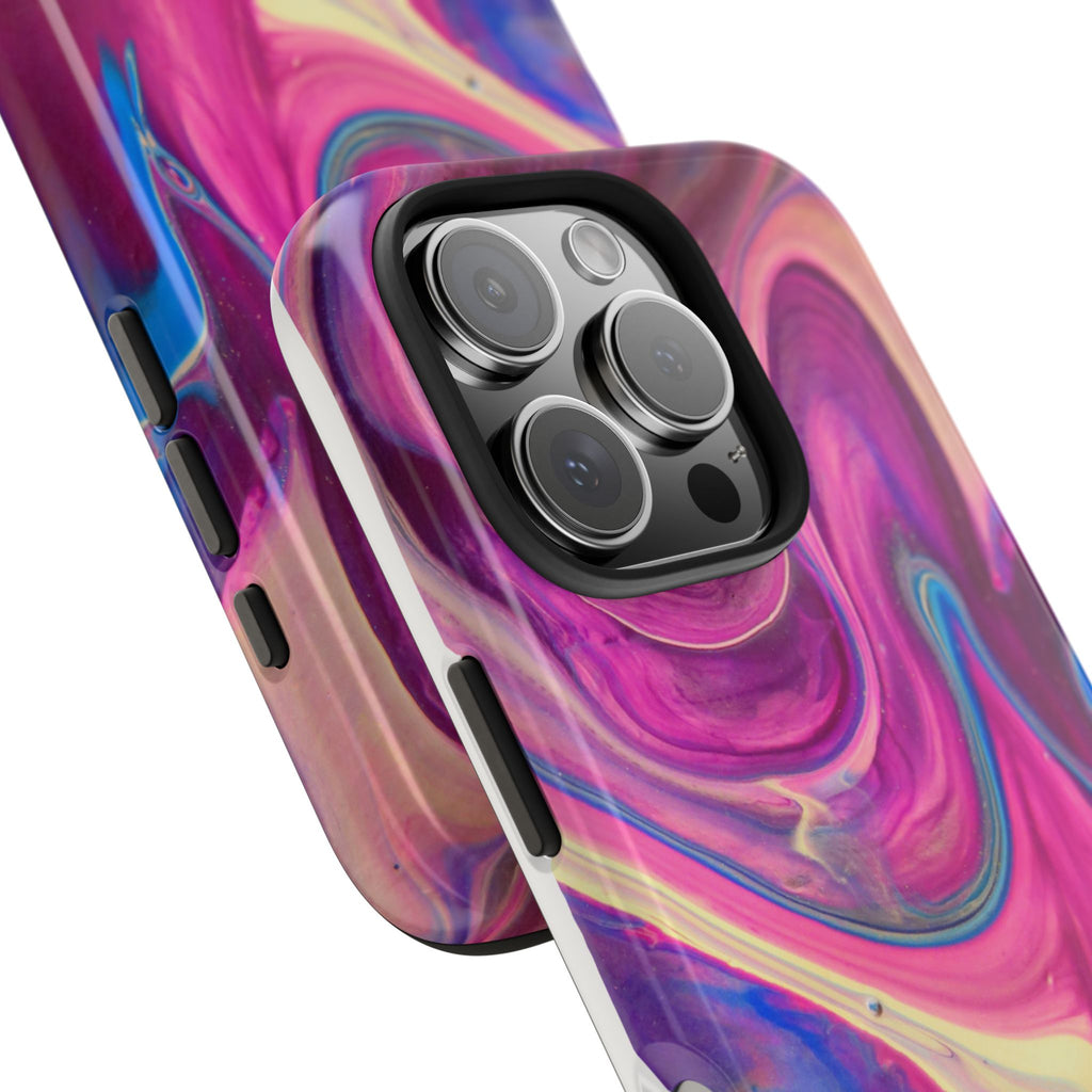 Phone Case | Protective Artistic Paint Pour Design