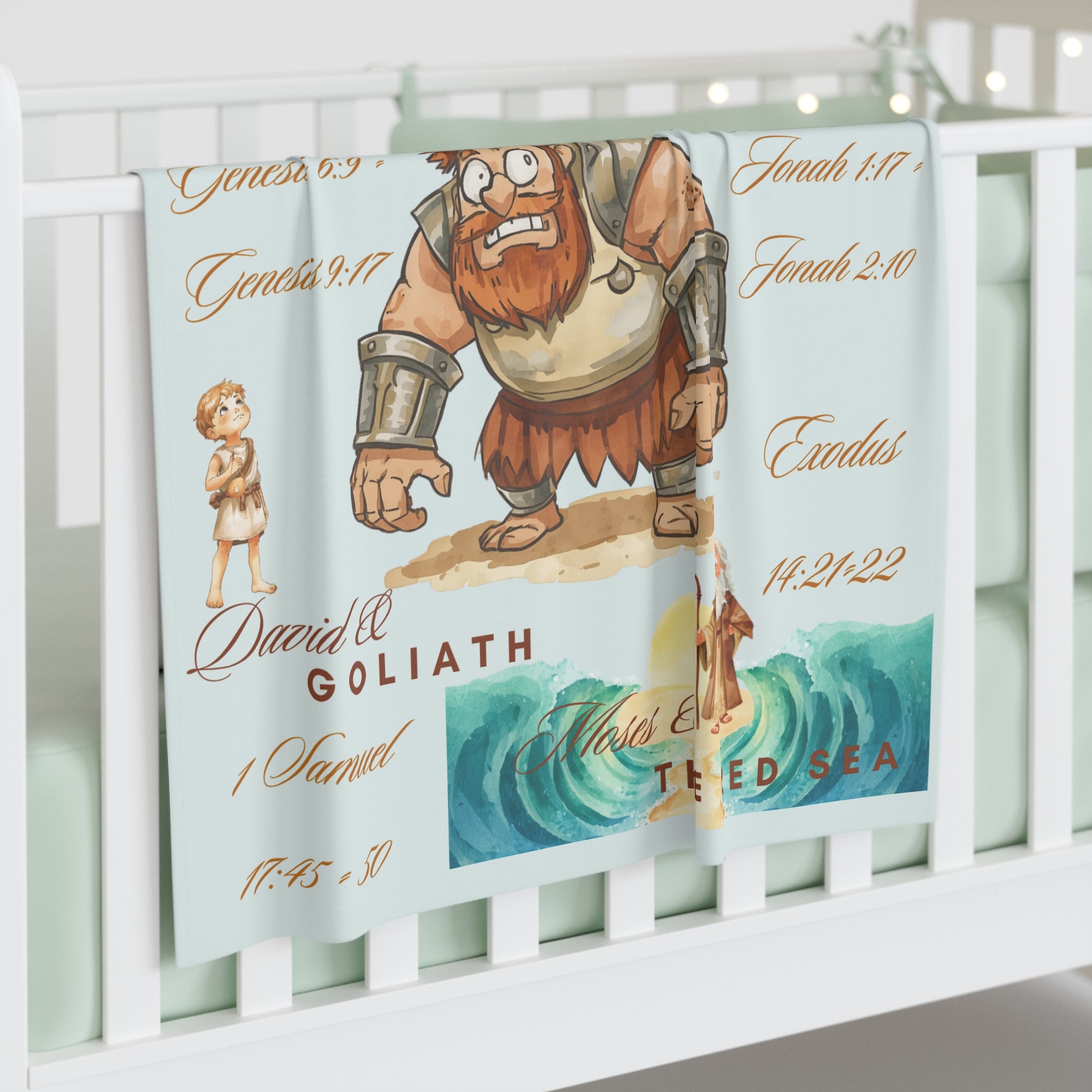 Baby Blanket | Old Testament Stories of Faith Nursery Design