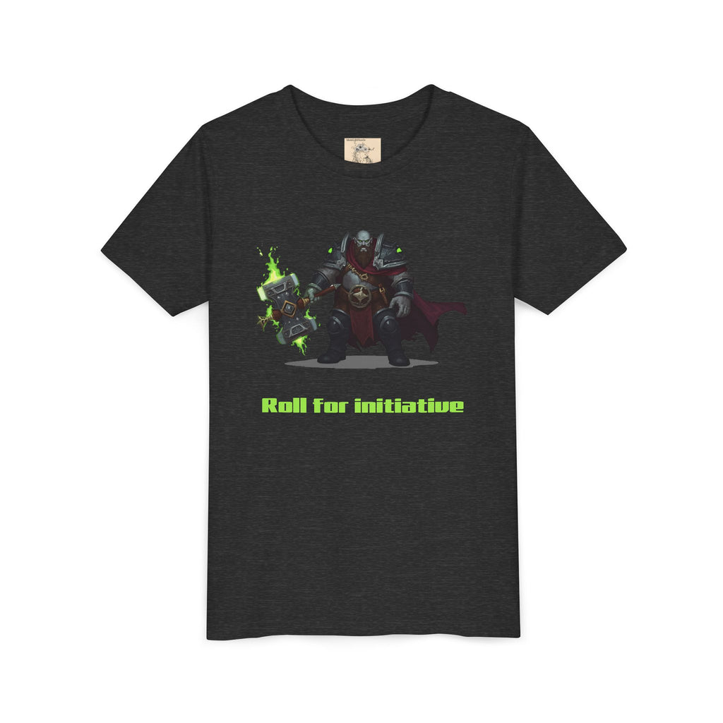 T-Shirt | 'Roll for Initiative' Fantasy RPG Character Youth Tee