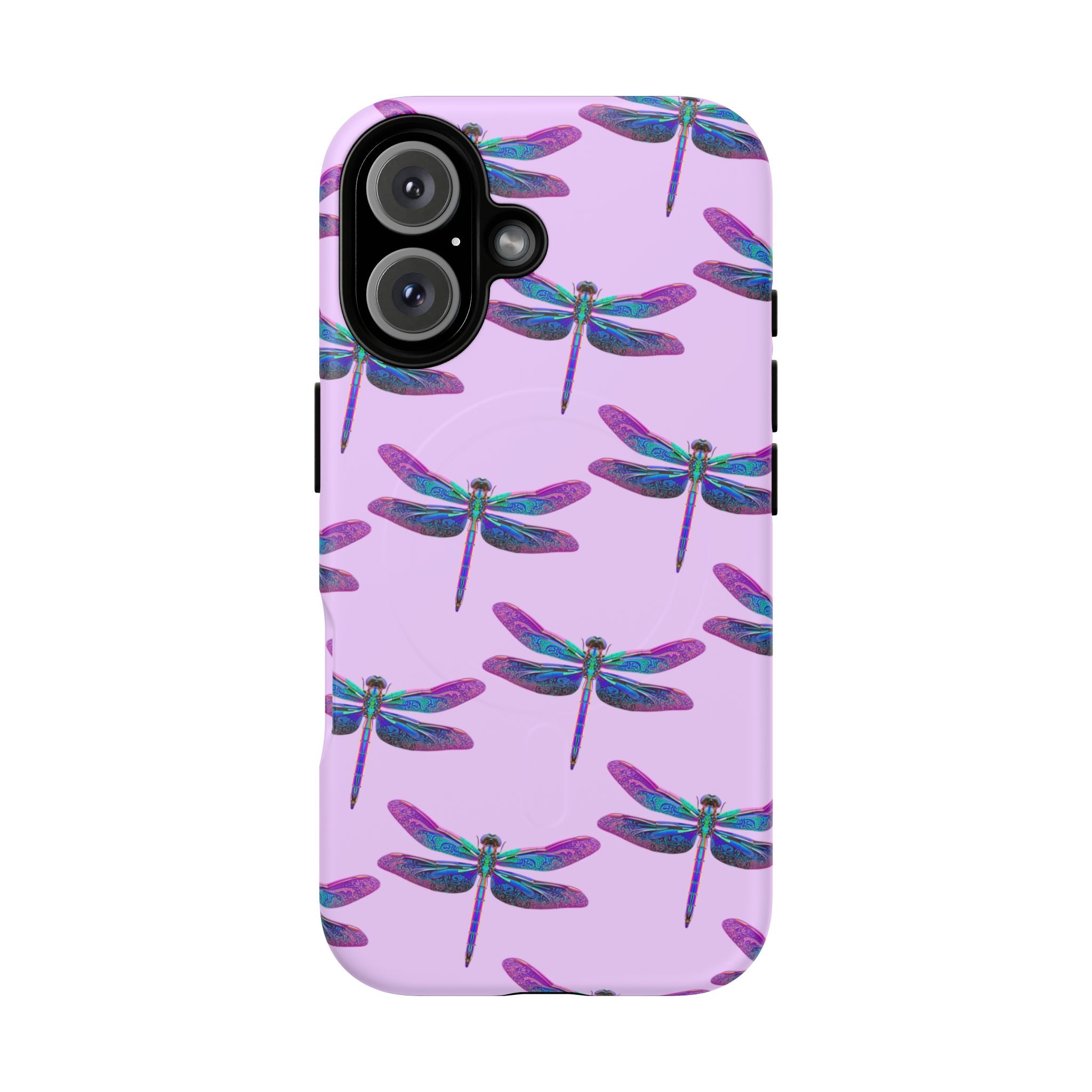 Phone Case | Blue Purple Dragonfly Tough Magnetic Case