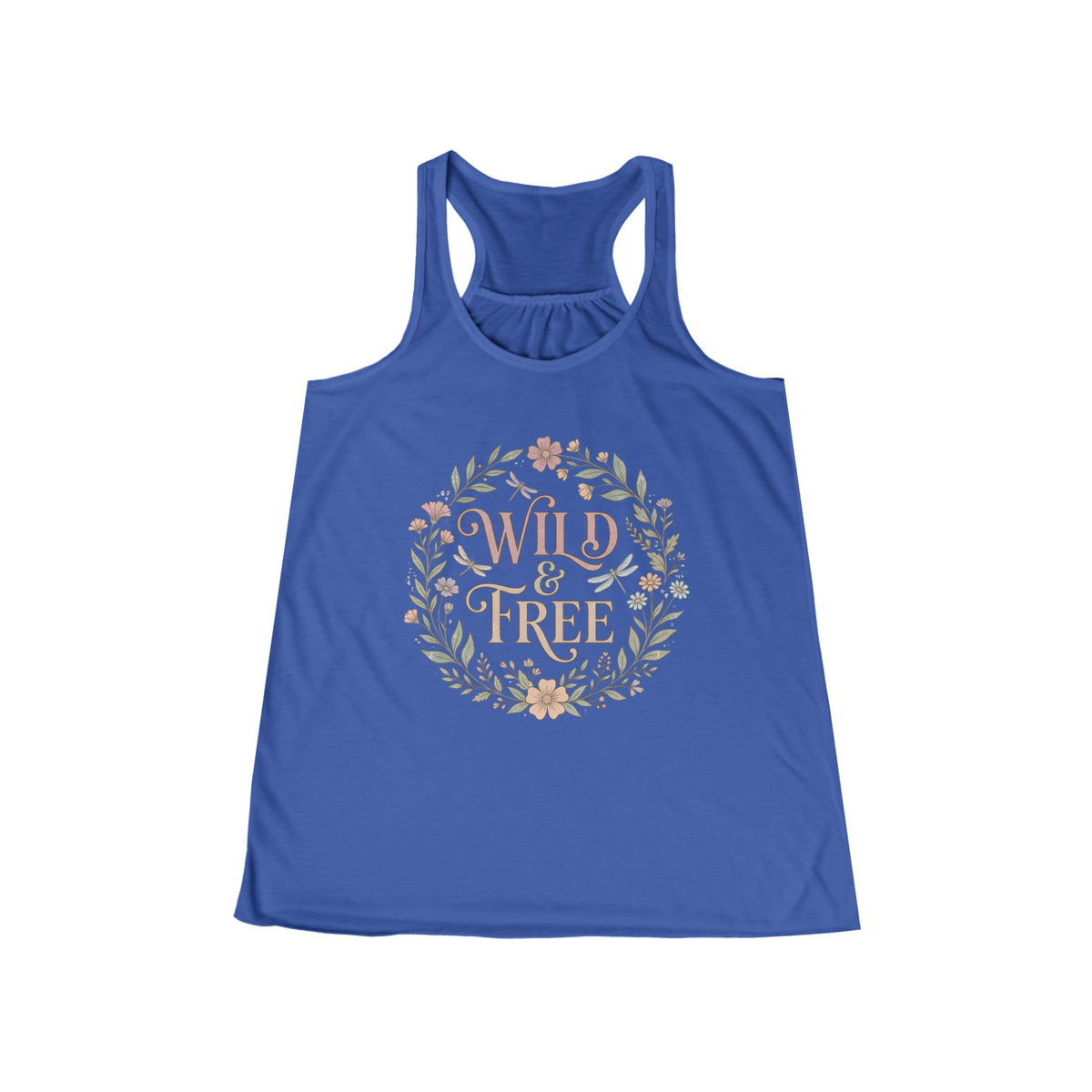 Wild & Free Flowy Floral Racerback Tank Top